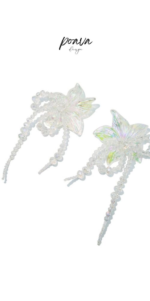 Crystal Flower Earrings