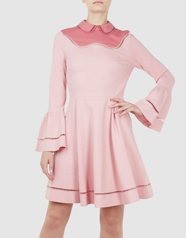 177807_33f9ac14983833163c74a566c522d37b PINK SKATER MINI DRESS FOR PARTIES