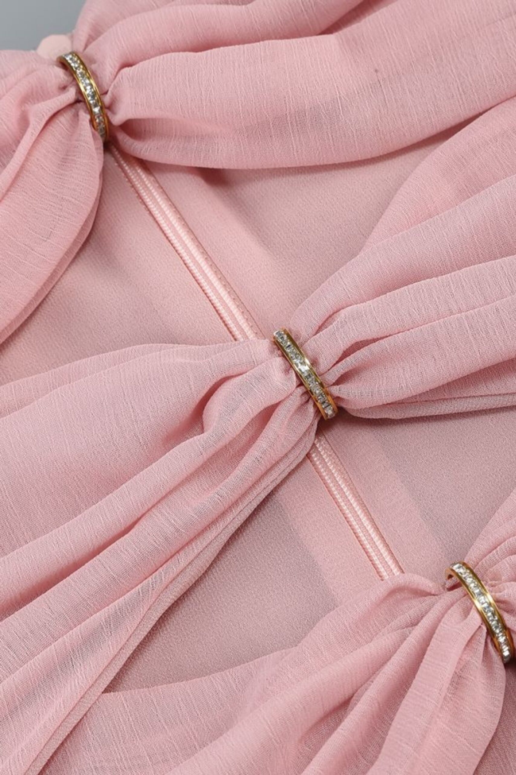 PINK TULLE SLEEVELESS MERMAID MAXI PROM DRESS