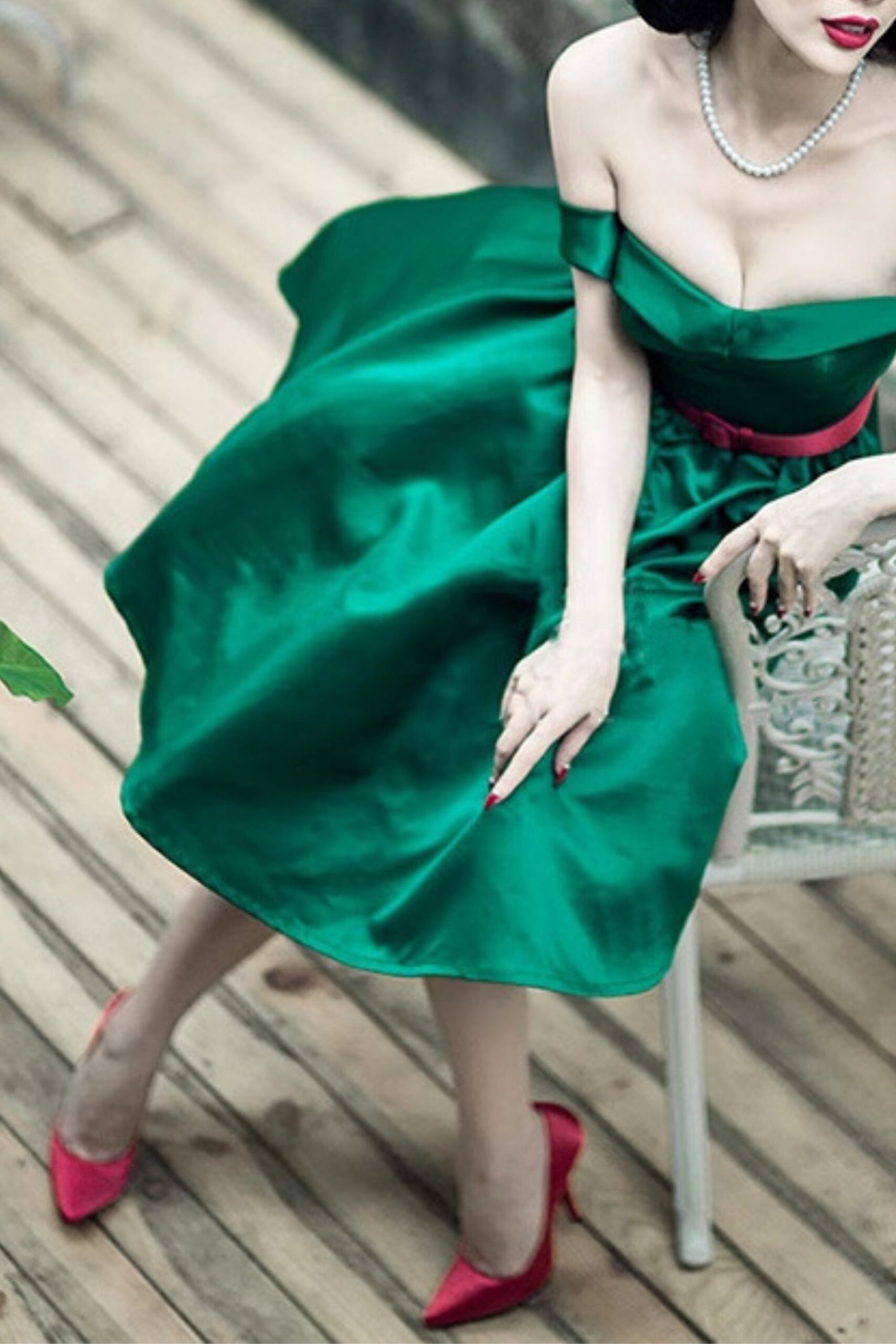 SLEEVELESS GREEN MIDI DRESS, CASUAL DAY DRESS