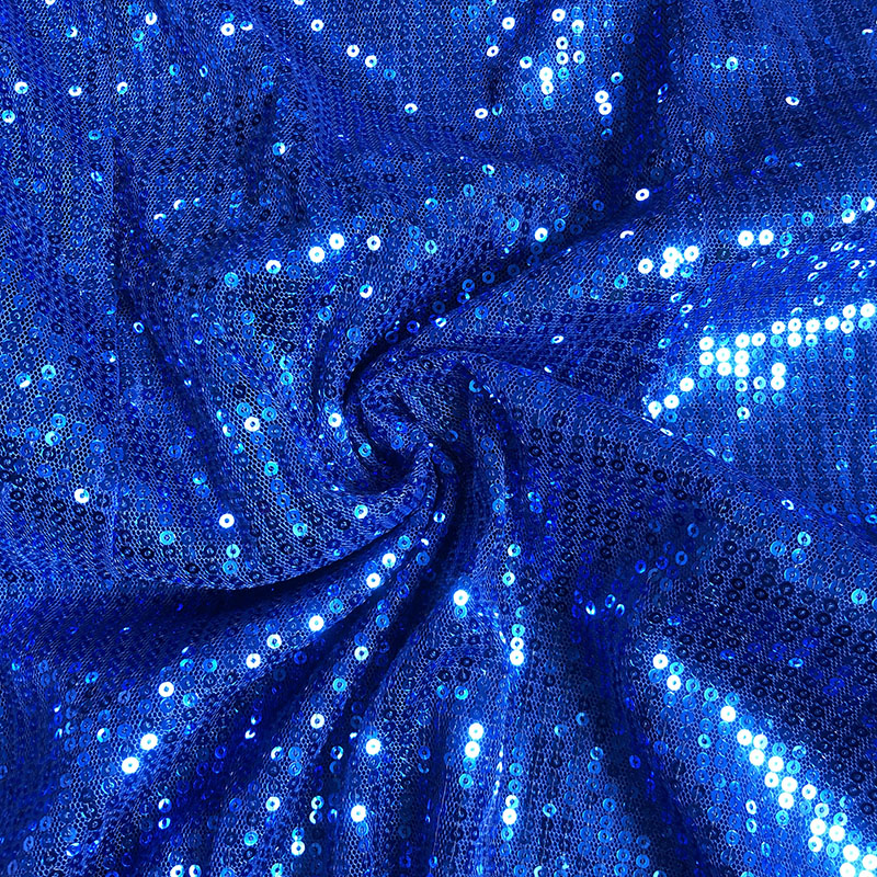 BLUE ONE SHOULDER SEQUIN BODYCON COCKTAIL DRESS