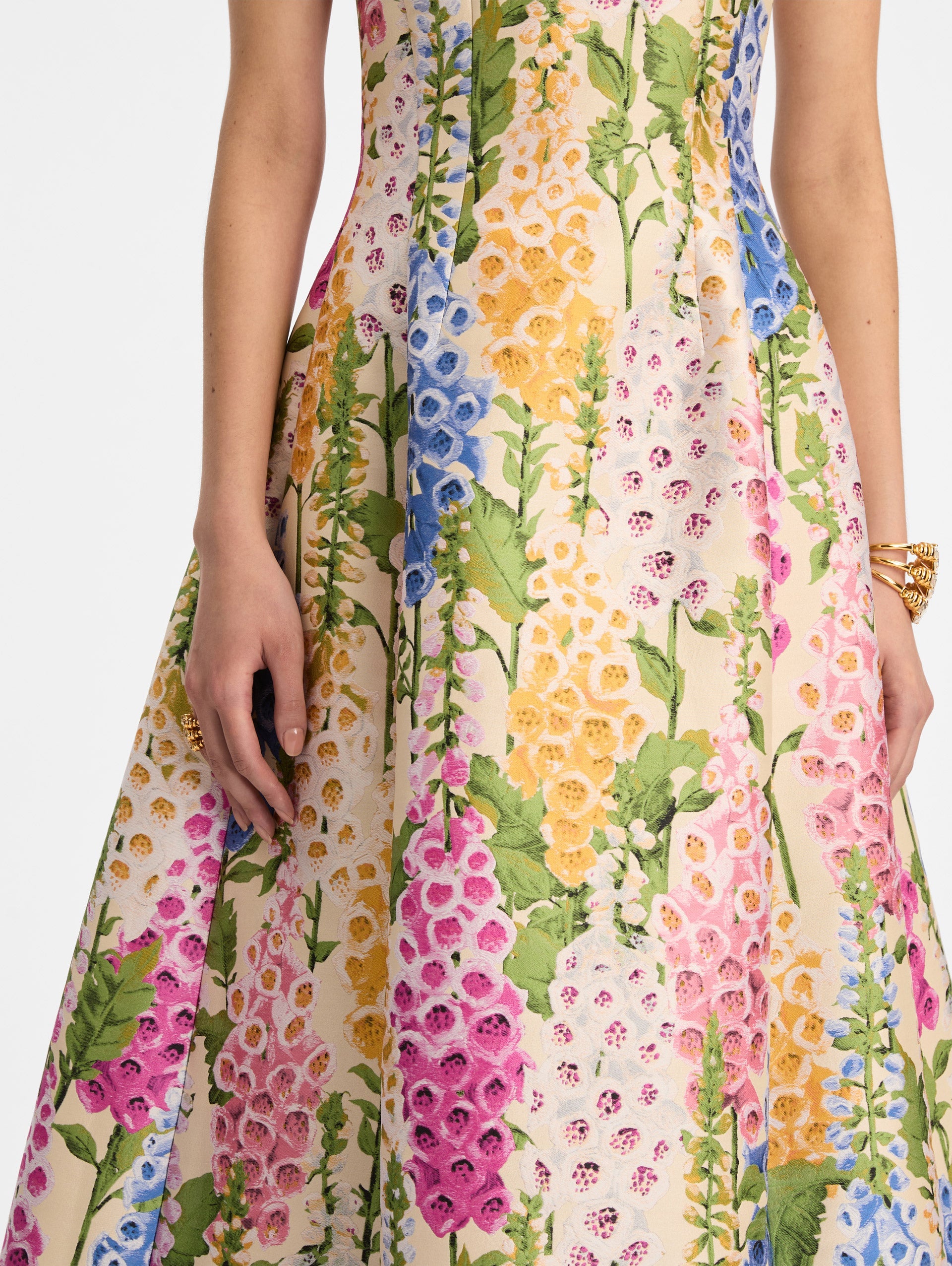 ZENOBIA PRINT SLEEVELESS MAXI DRESS FOR PARTIES