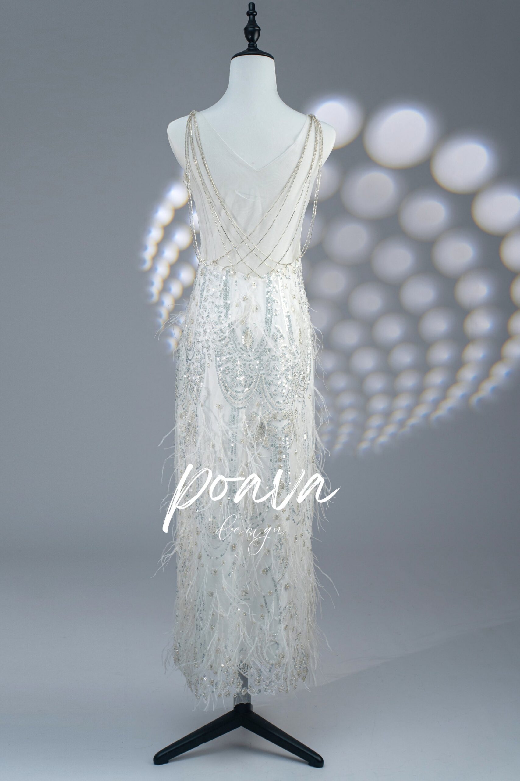 GLITTERING HIGH SPLIT MAXI DRESS FOR PARTIES