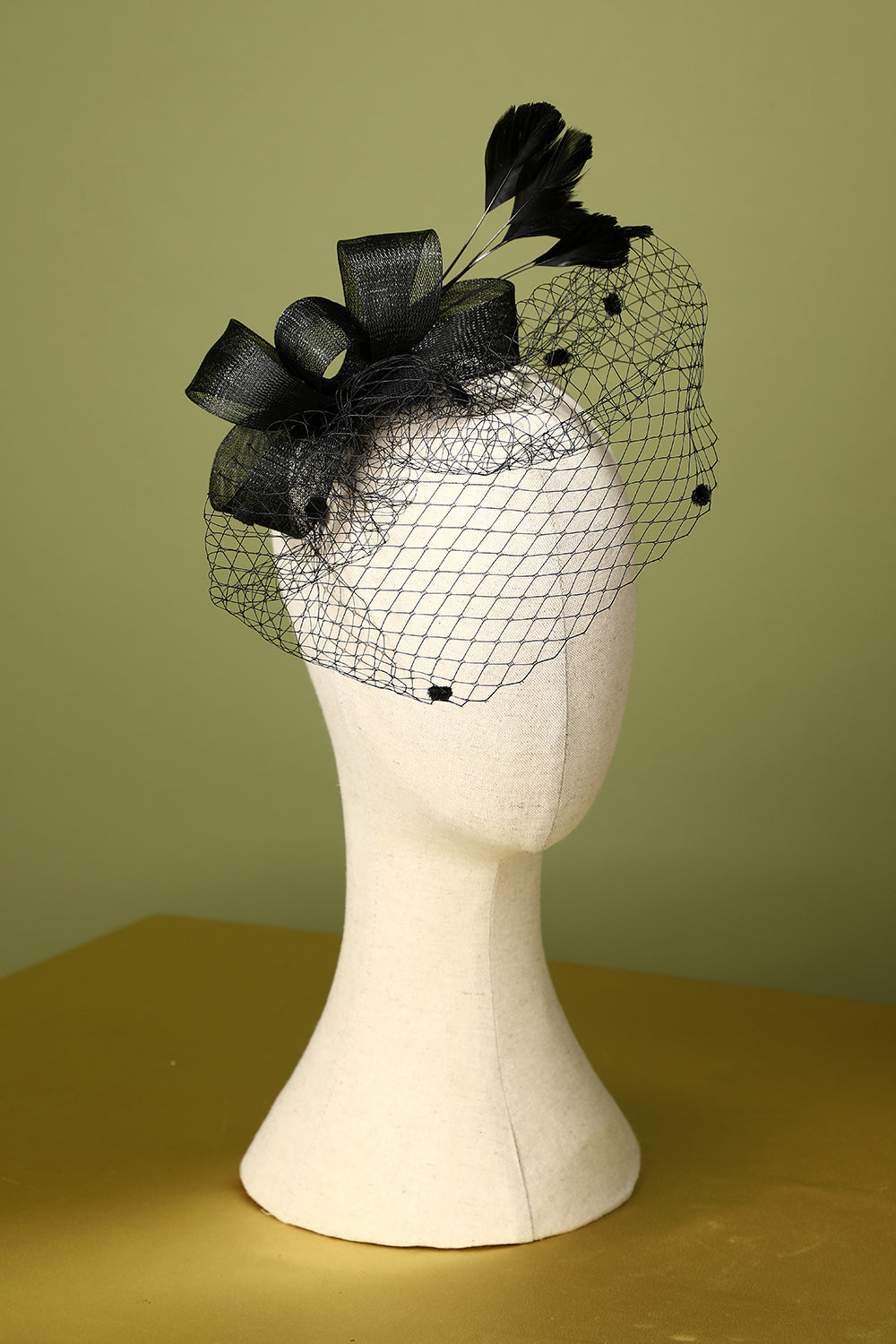 19123103878 1920S BLACK FEATHER HEADBAND – GATSBY PARTY ACCESSORY