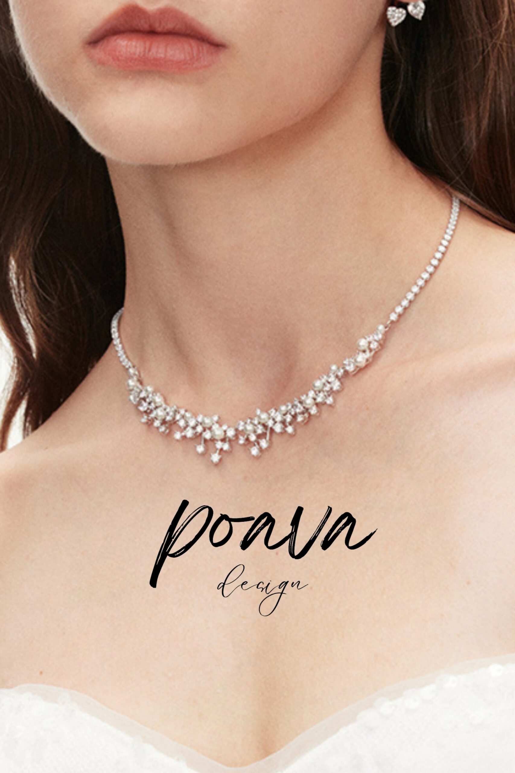 PEARL EMBELLISHED NECKLACE – CLASSIC EVENING JEWELRY
