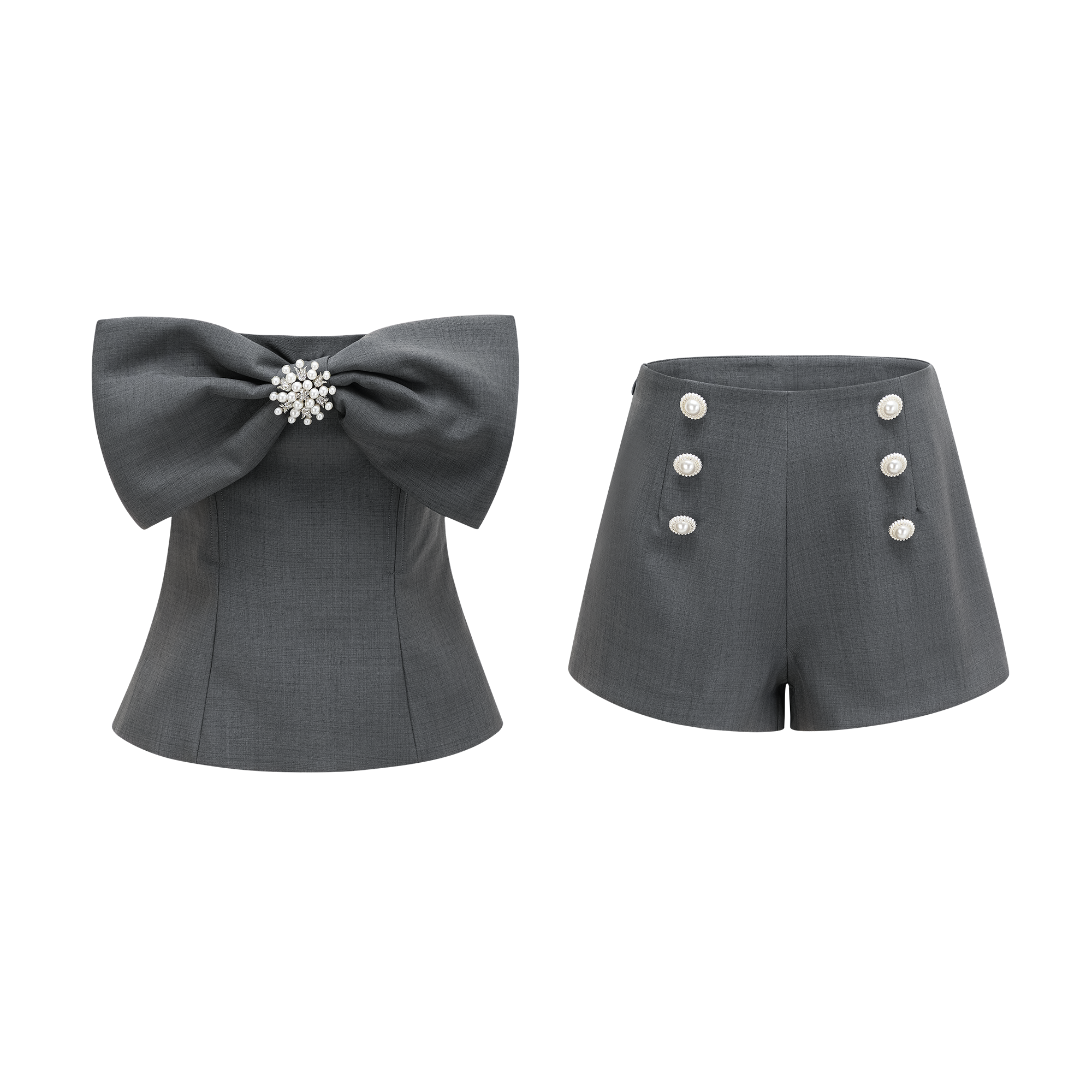 SANCIA OFF-SHOULDER MATCHING SET FOR SUMMER