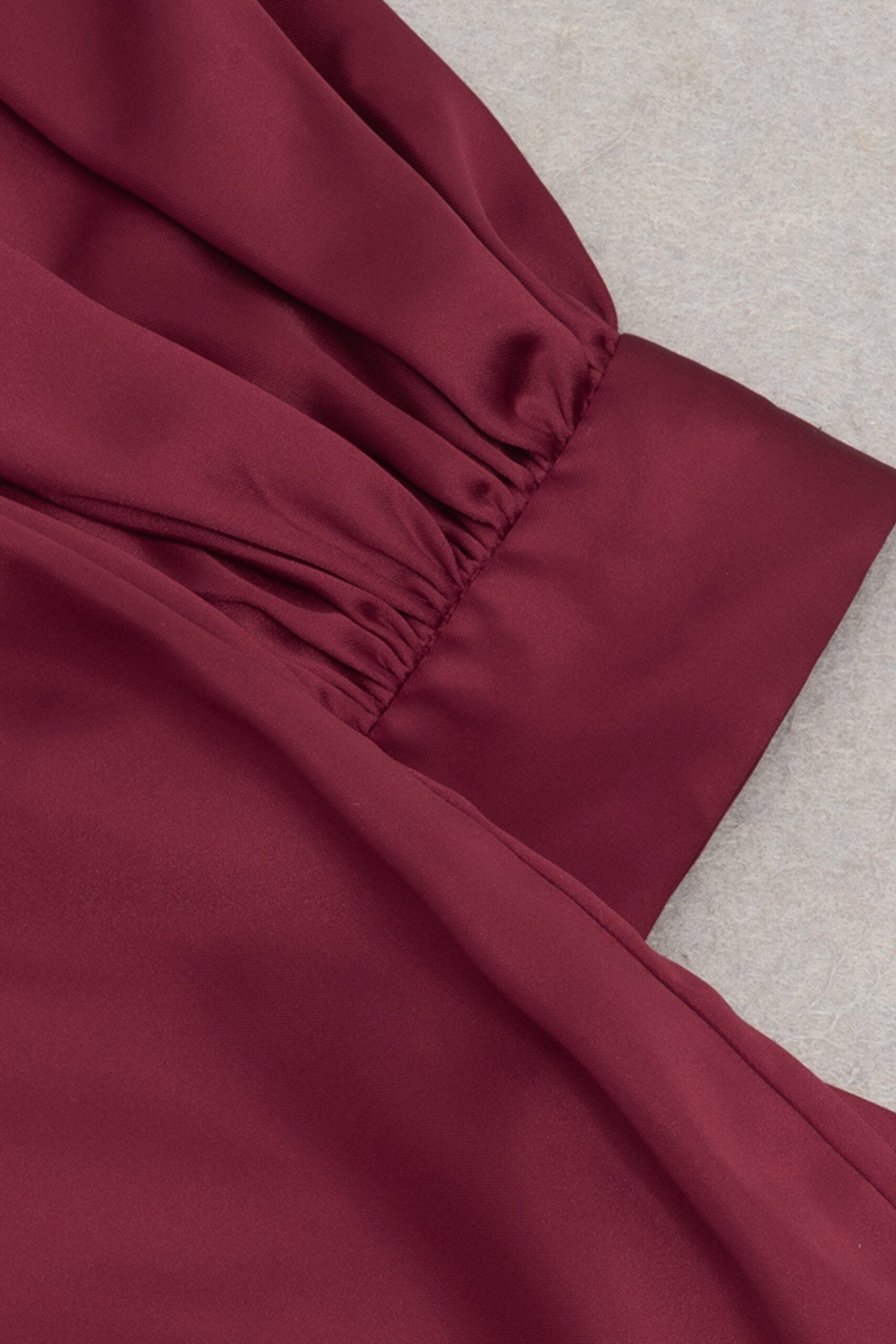 V-NECK HIGH SPLIT MAXI DRESS FOR PARTY NIGHT