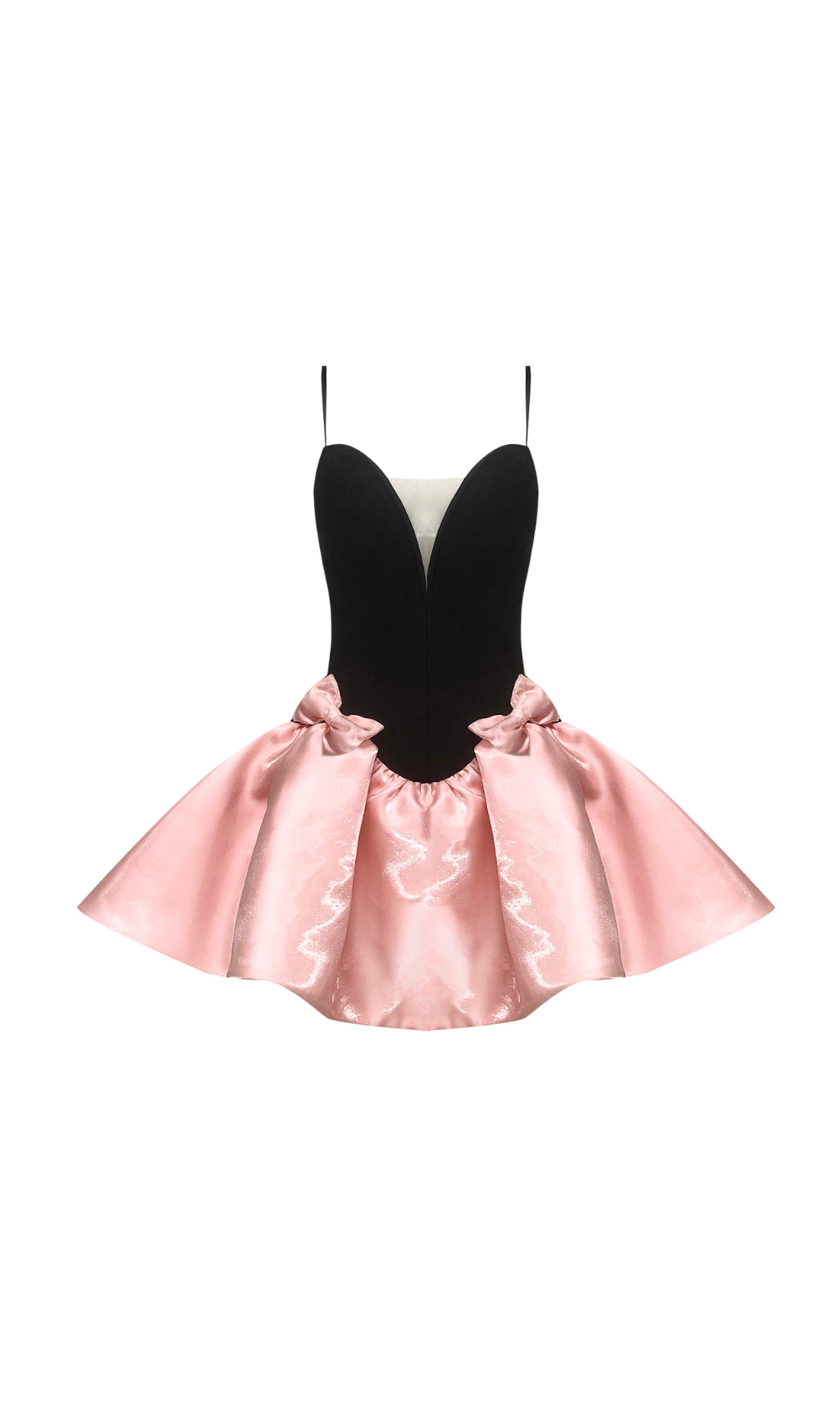 VALERIE TWO-TONE BOW DRESS FOR COCKTAIL PARTY