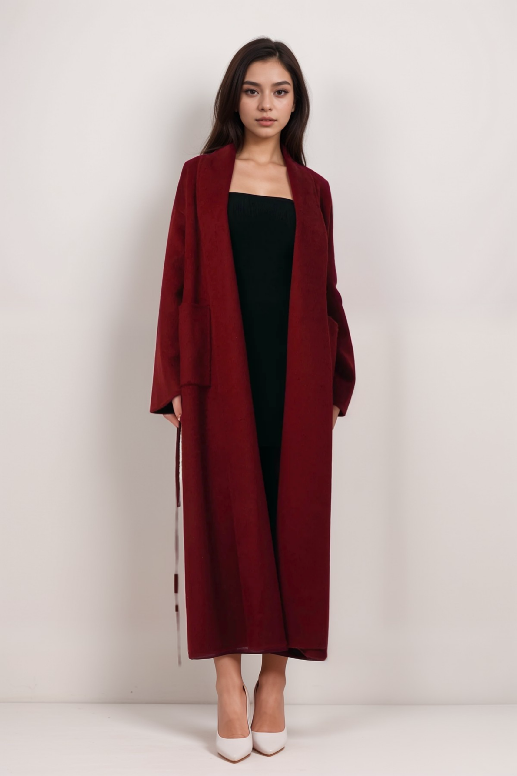 1_0b5683c1-feab-481e-876e-f881183af641 LUXE OVERSIZED RED BELTED WOOL COAT