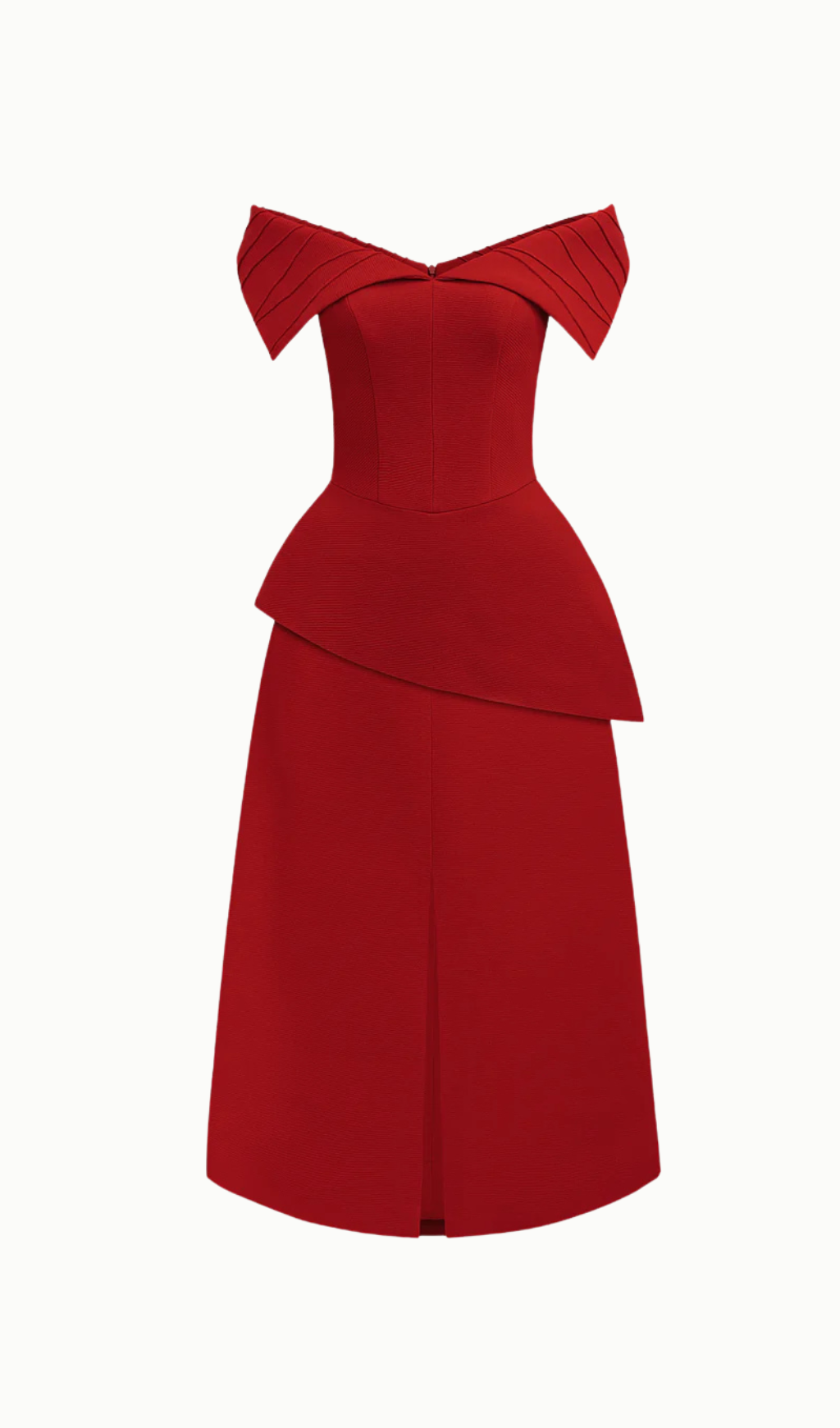 HARPER OFF-SHOULDER RED SET FOR DATE NIGHT
