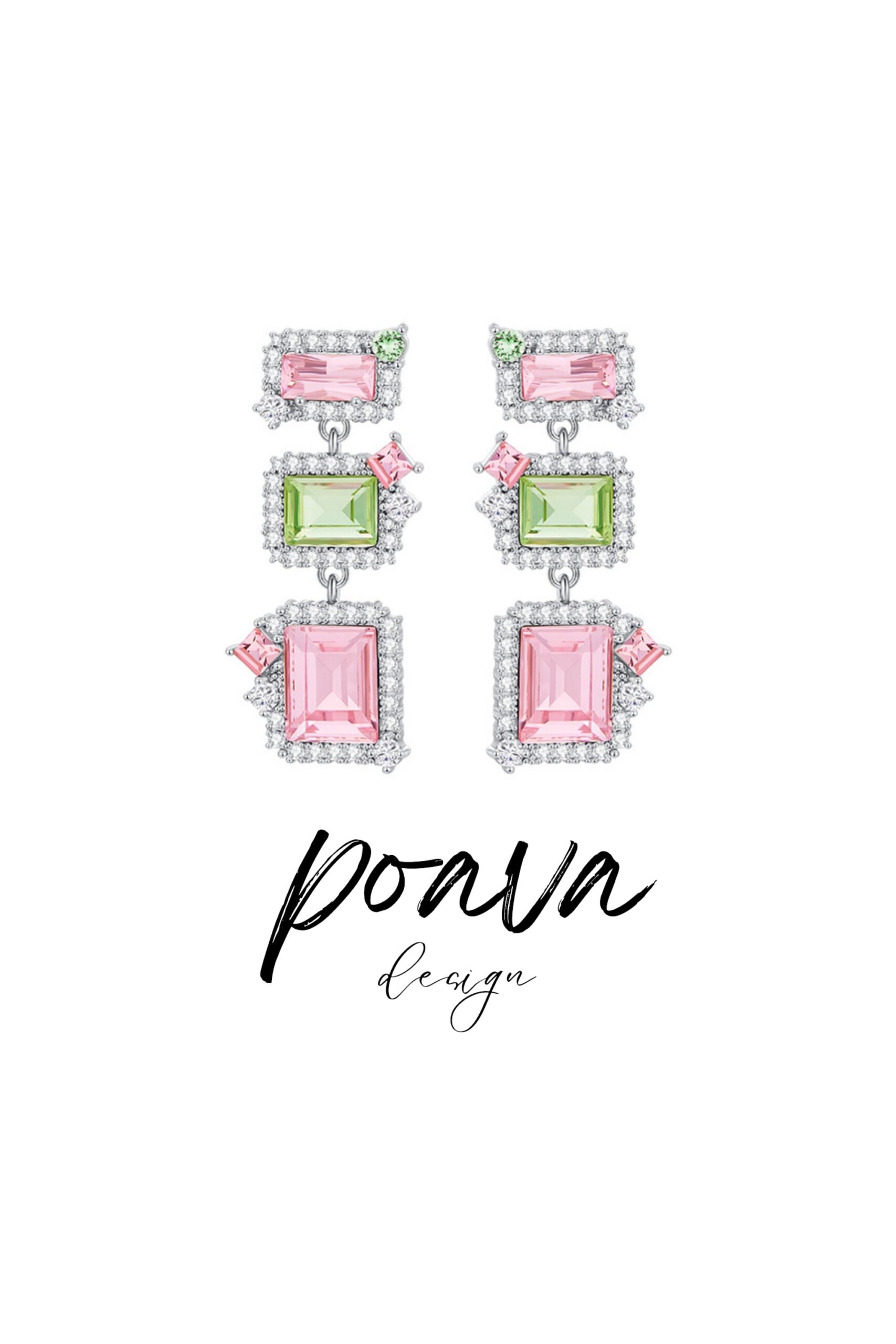 1_25b28226-e60f-487a-85e1-1e78339f156b PINK CRYSTAL DROP EARRINGS FOR WEDDING PARTY