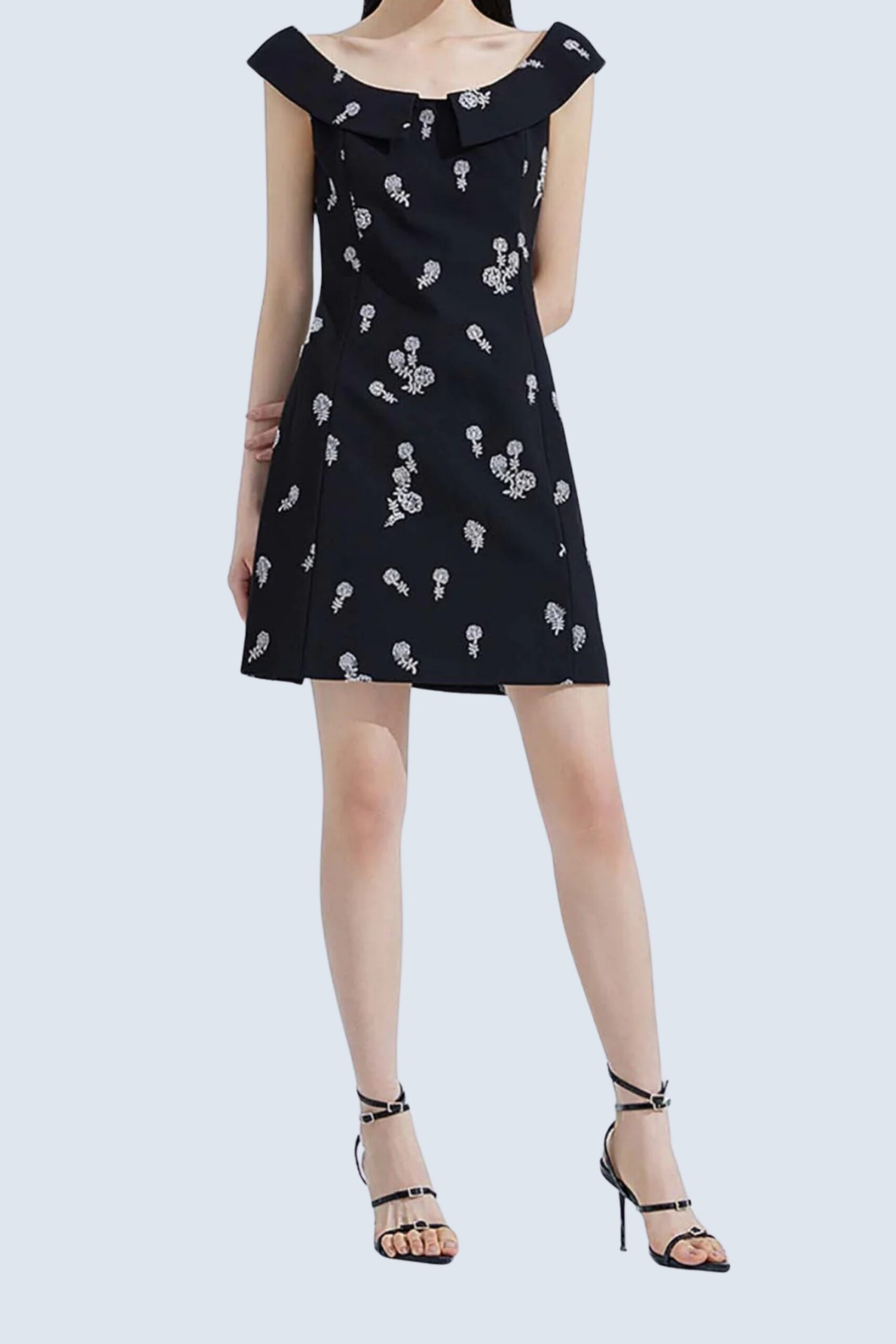 1_26f473a6-acf7-4a1c-80e1-a2e0d3c8f4ab SLEEVELESS EMBROIDERED BLACK MINI DRESS FOR PARTY