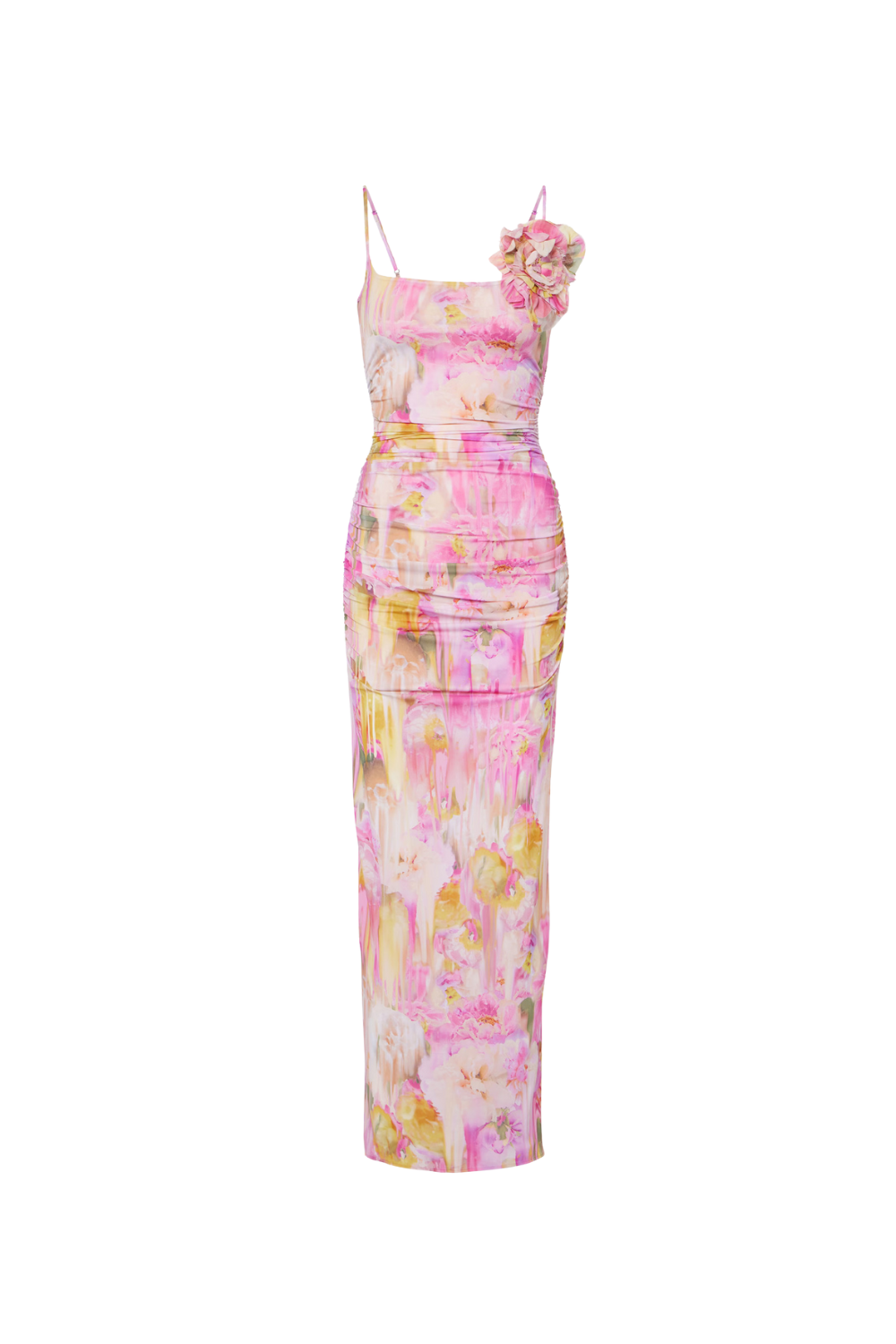 MOLLY FLORAL MAXI DRESS IN PINK
