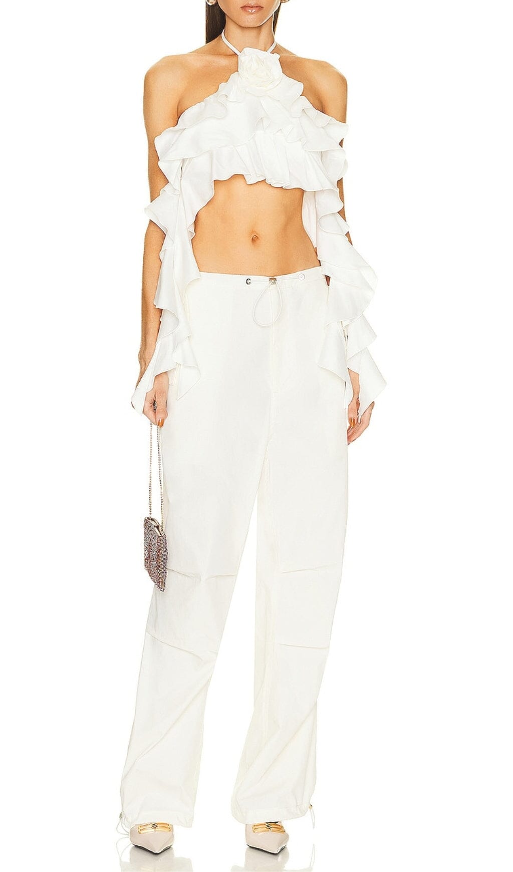 1_51ccb419-d1a7-4699-b305-c0199a4e848a RUFFLE HALTER CROP TOP WHITE, SUMMER PARTY