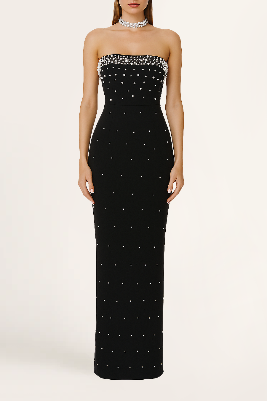 BELLANOVA STRAPLESS GOWN, FORMAL EVENING DRESS