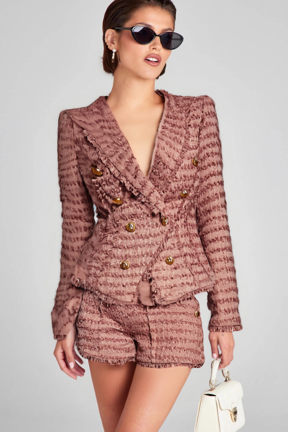 1_5d5a516b-6836-4e90-8e96-90a8879b7e9b FRINGE KNIT BLAZER BROWN CASUAL OFFICE