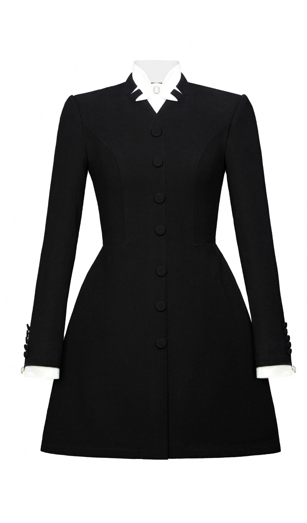 BOW TIE MINI DRESS BLACK COCKTAIL PARTY