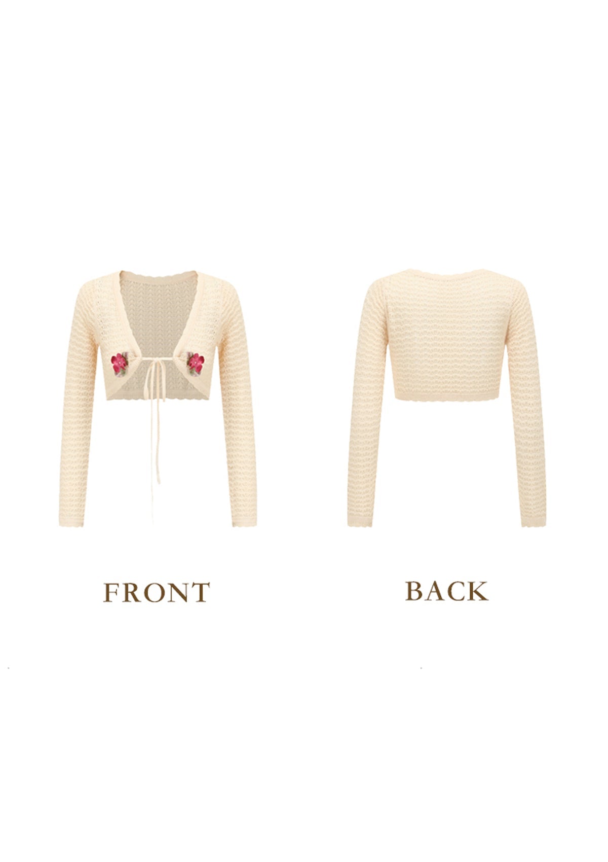 FLOWER VINE PHANTOM CARDIGAN – GOTHIC LAYERING PIECE