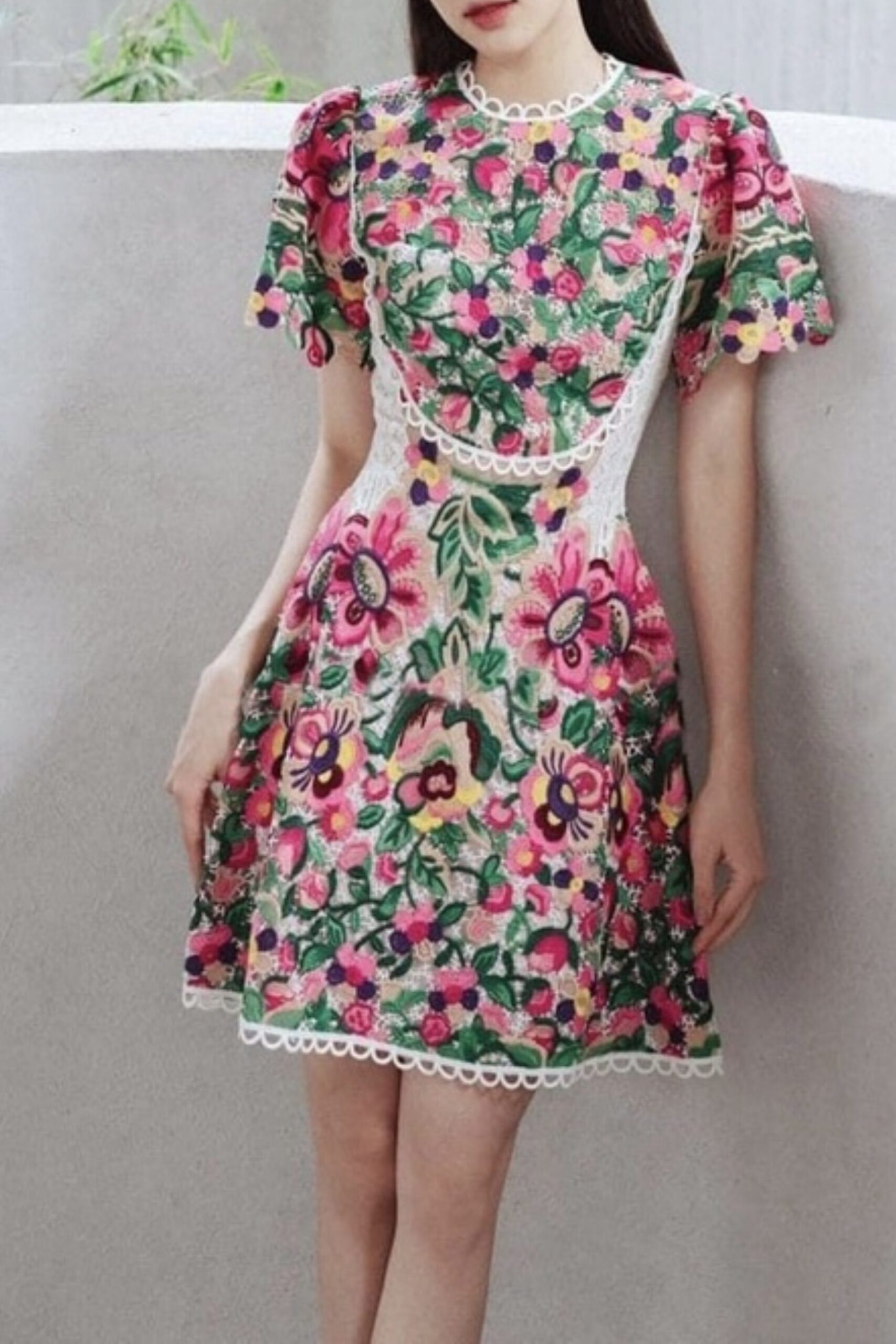 1_7f5d4034-e9fc-40f8-a813-13713bacf2ba FLORAL LACE LIPSTICK DRESS, EMBROIDERED COCKTAIL