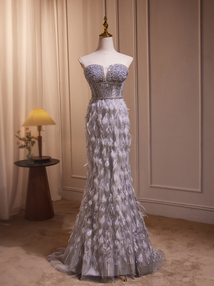 1_a1059c30-d8d9-4020-8866-915884c227a3 EMBELLISHED MERMAID GRAY PROM DRESS