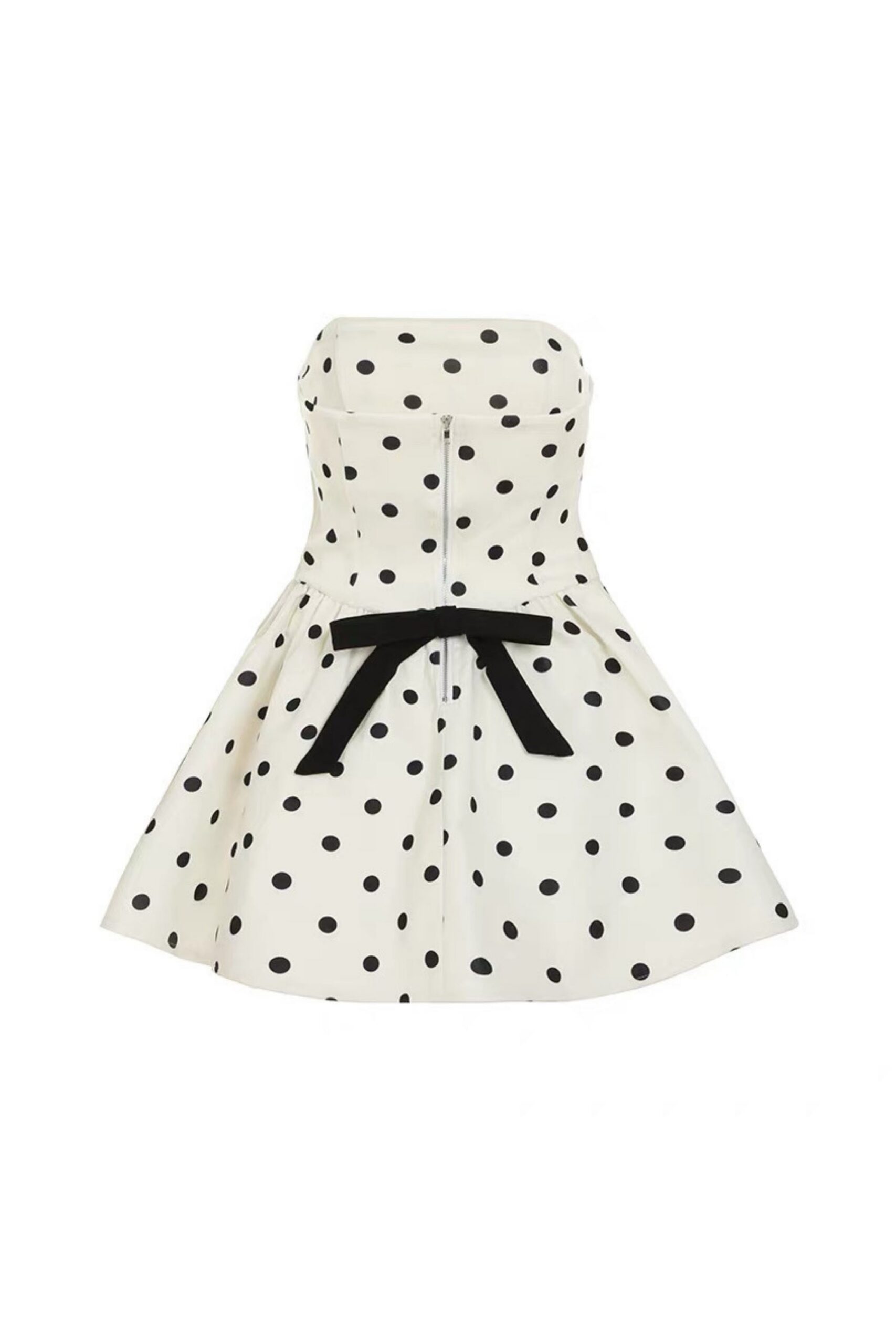 LUMI DOT STRAPLESS MINI DRESS FOR PARTY