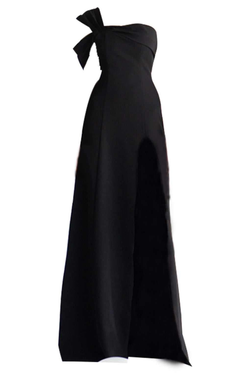 1_a35b9d9e-8f91-41ac-9009-784fbbb3ba0f ONE-SHOULDER BLACK MOP DRESS, COCKTAIL PARTY
