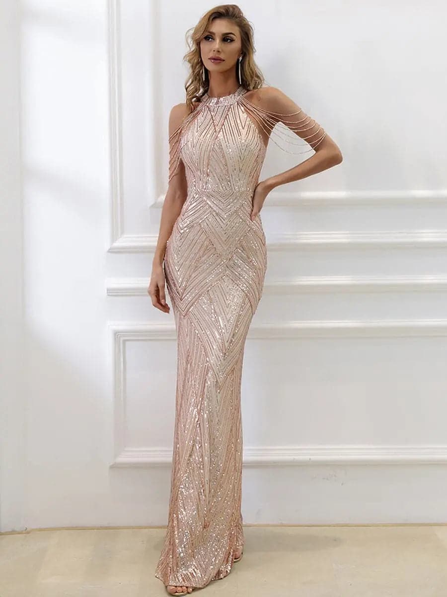 SEQUIN MERMAID COCKTAIL DRESS FOR PARTY