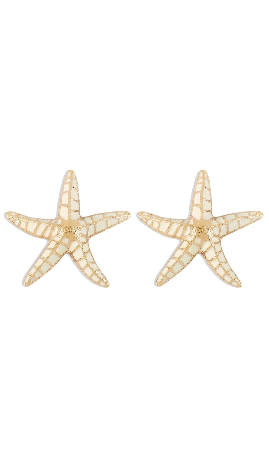 1_c65eb5a4-1633-4fef-befc-26dec8dcdf30 BEIGE STARFISH EARRINGS - CASUAL BEACH JEWELRY