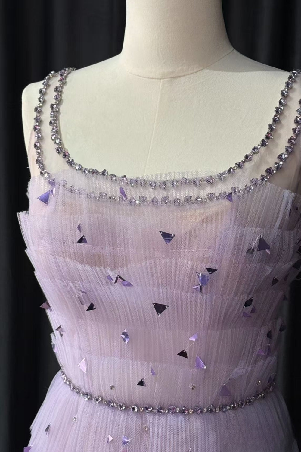 ARWA EMBELLISHED PURPLE MAXI DRESS FOR EVENTS