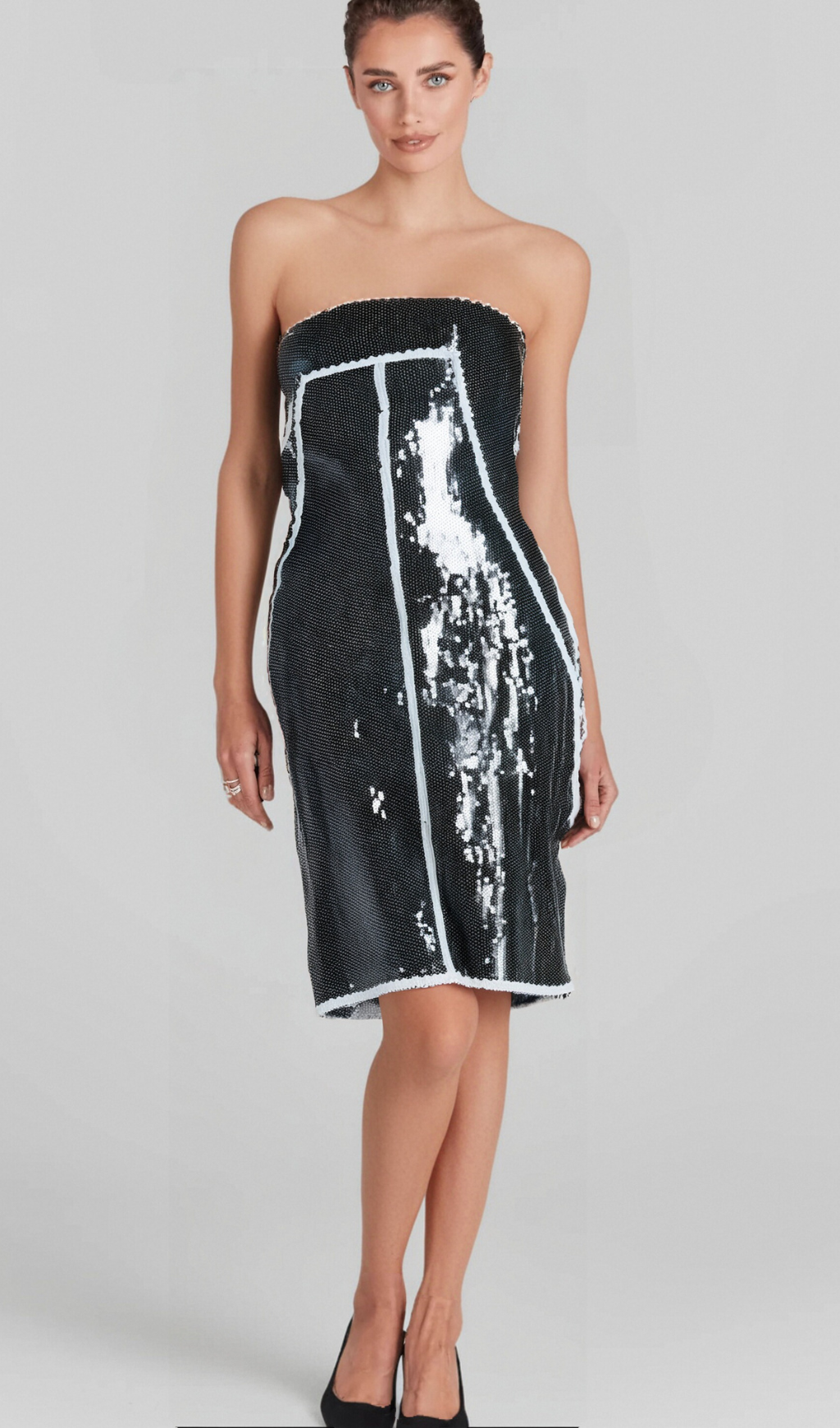 1_d01b7e3b-bd2d-4a2a-a95a-569abbe245cf SEQUIN BANDEAU MINI DRESS FOR COCKTAIL PARTY
