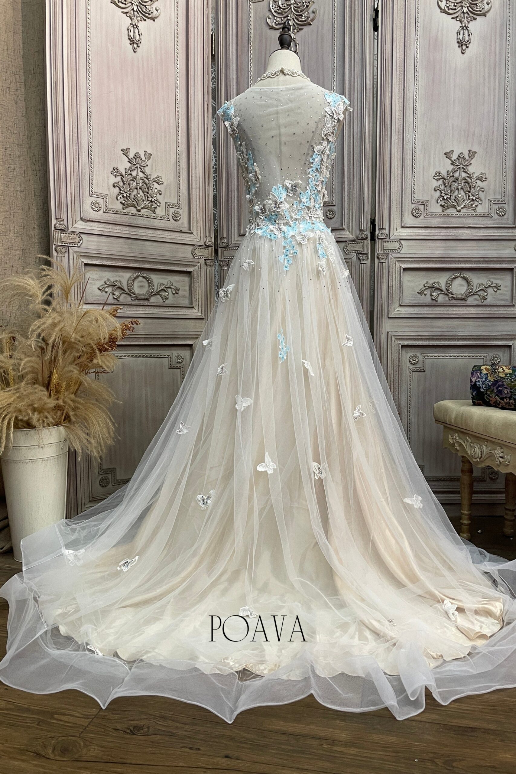 EMBELLISHED FLORAL MAXI DRESS FOR WEDDING GUEST