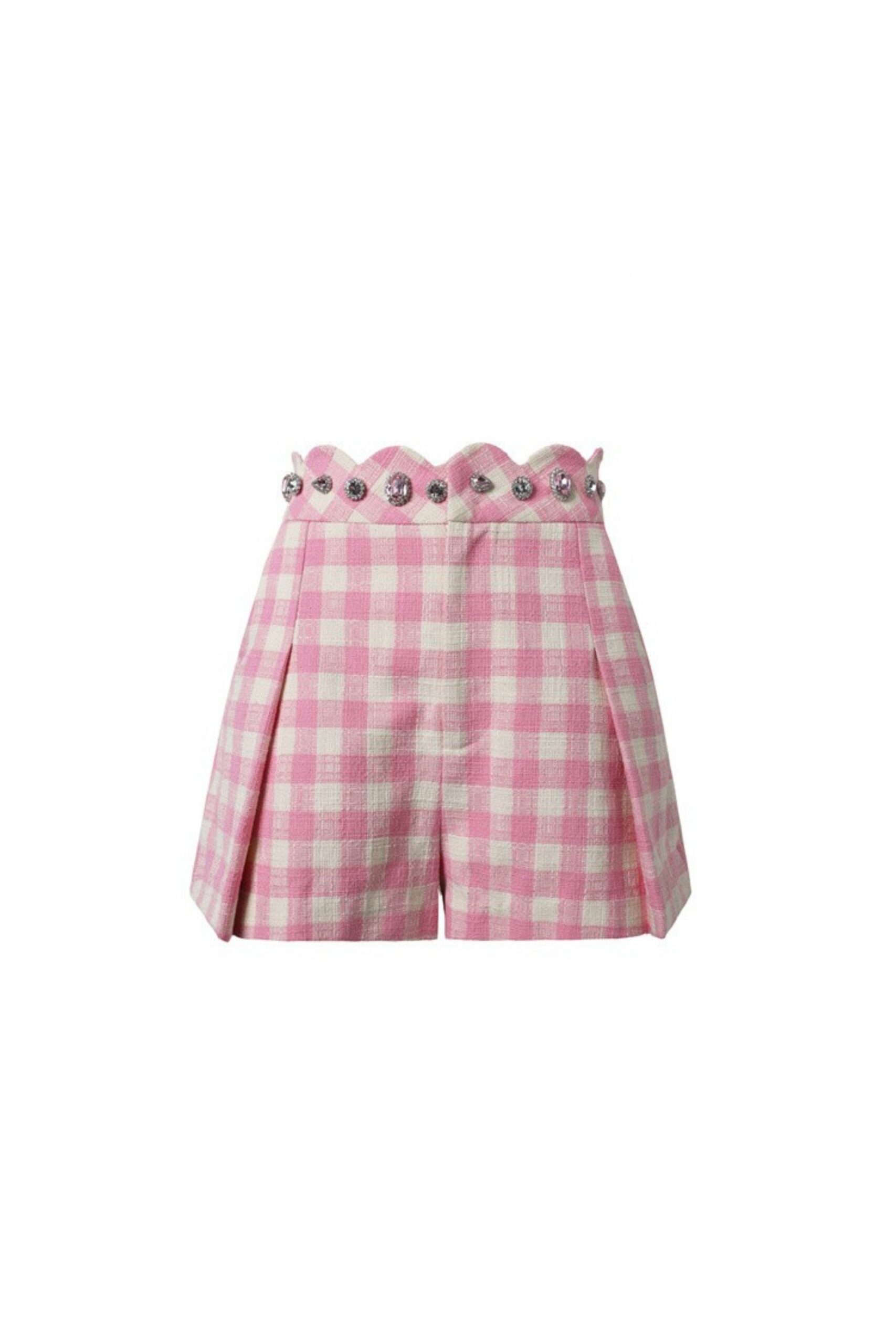 PINK TWEED MINI DRESS FOR PARTY