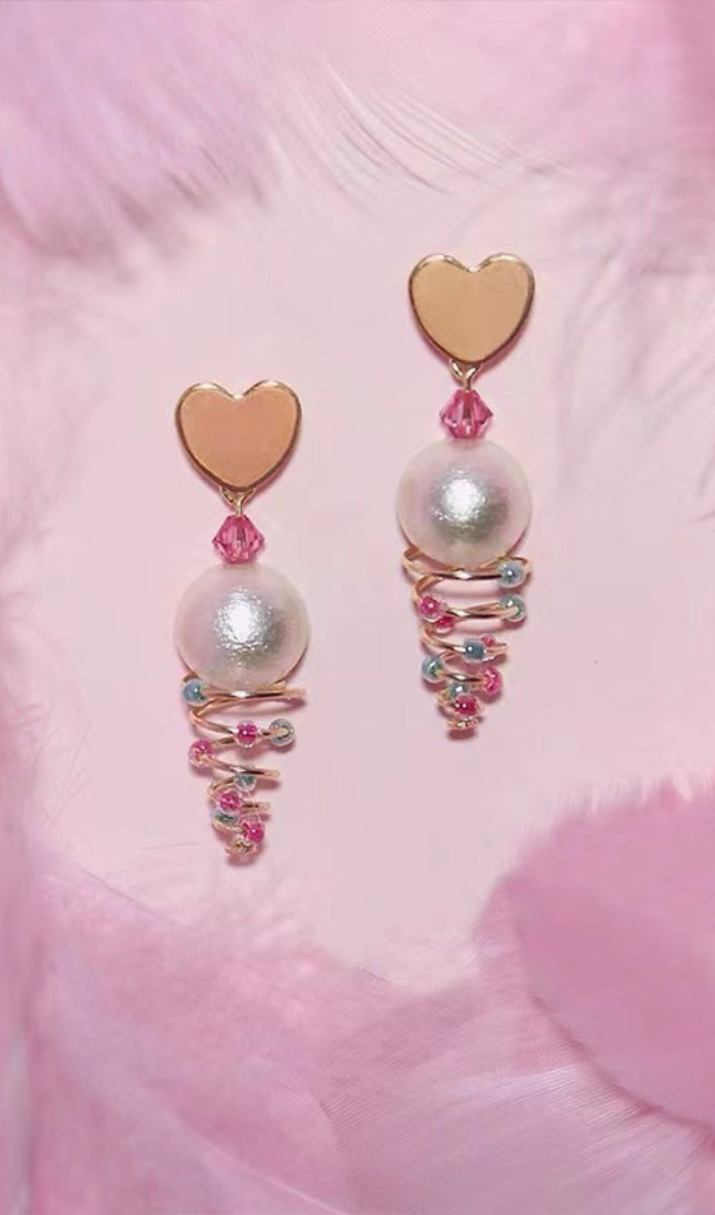1_dd64e495-da1e-4a00-b305-ef2f6441b218 PEARL ICE CREAM DROP EARRINGS FOR PARTIES