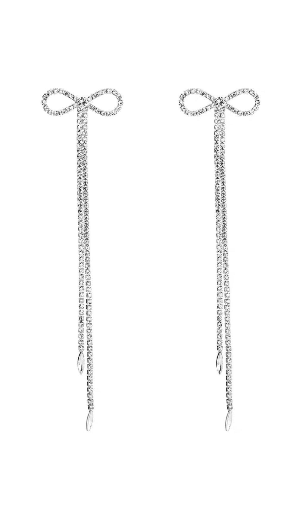 1_f829a7e6-7305-4c58-bcec-edebd52cd0d3 RHINESTONE BOW DROP EARRINGS FOR WEDDING