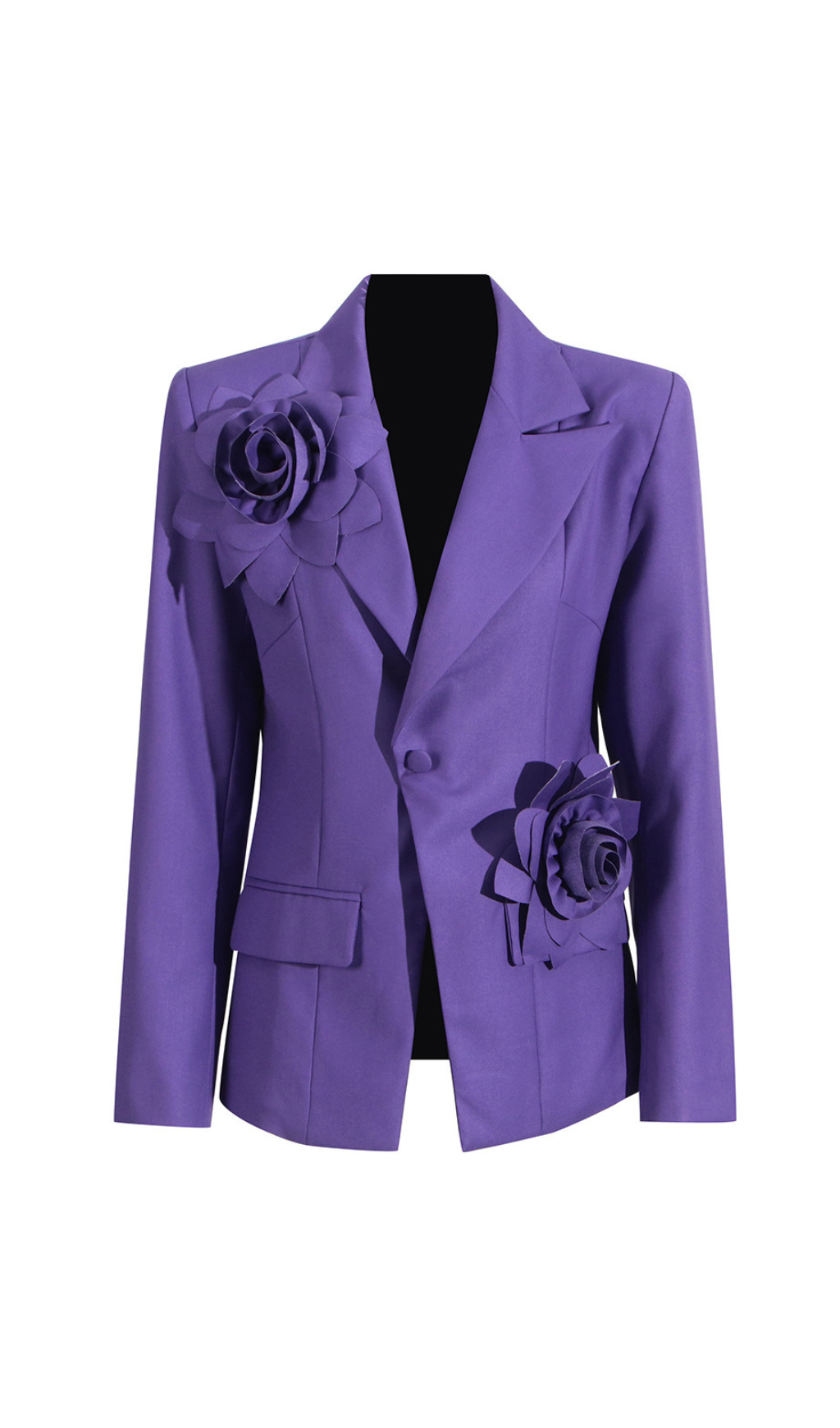 AHARON BLAZER: CROSS LAPEL FLOWER WEDDING