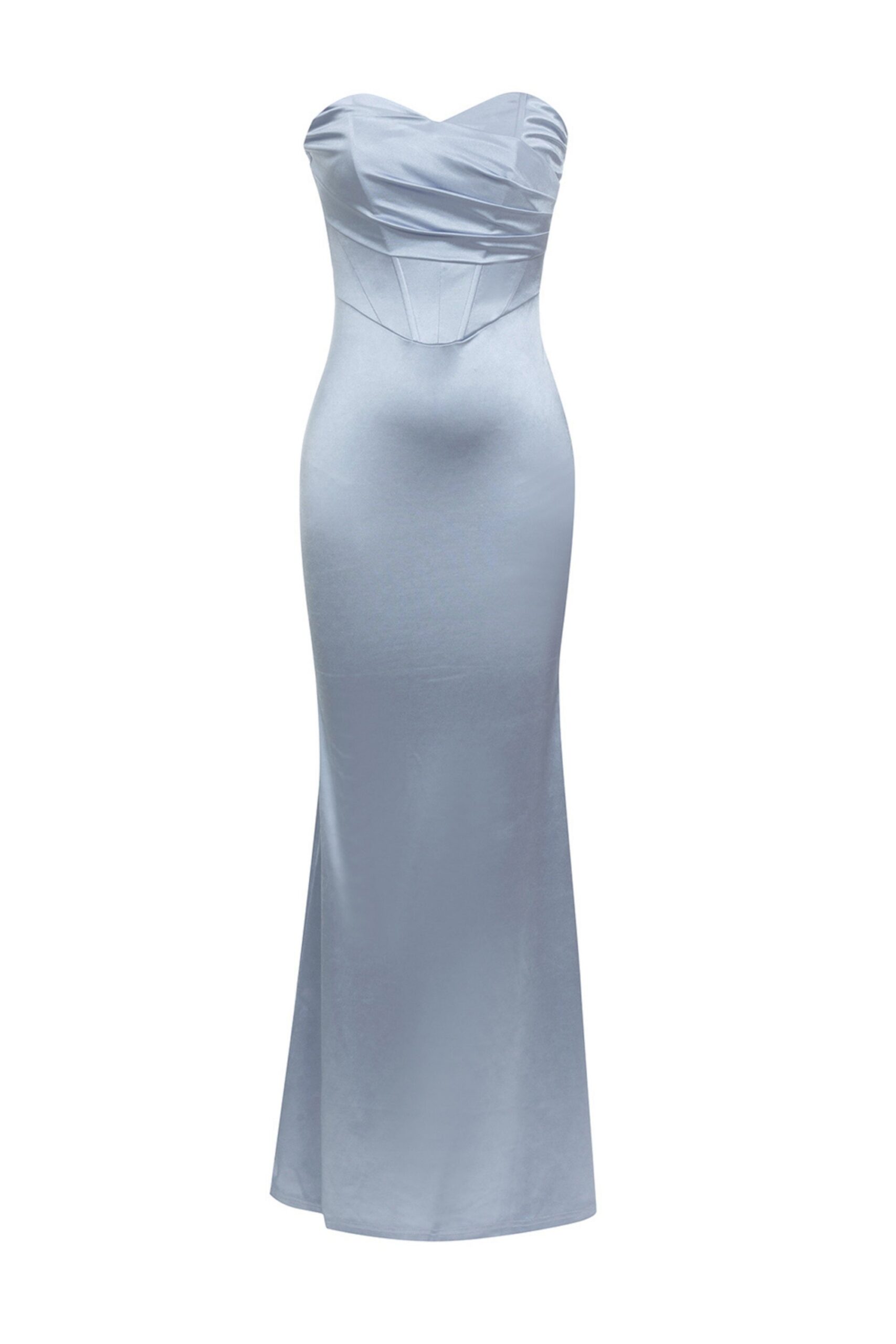 MERMAID OFF-SHOULDER MAXI DRESS IN BLUE