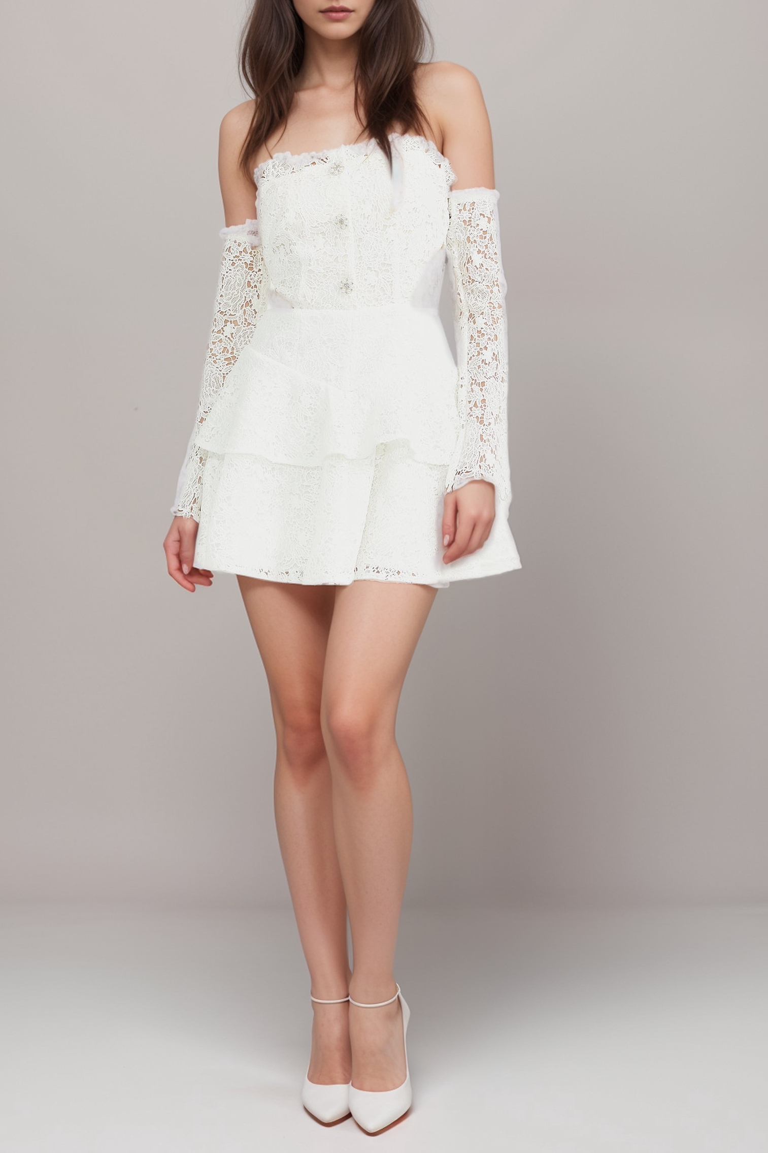 2024-03-16_14961-vmake CYRIELLE CORDED LACE TIERED MINI DRESS
