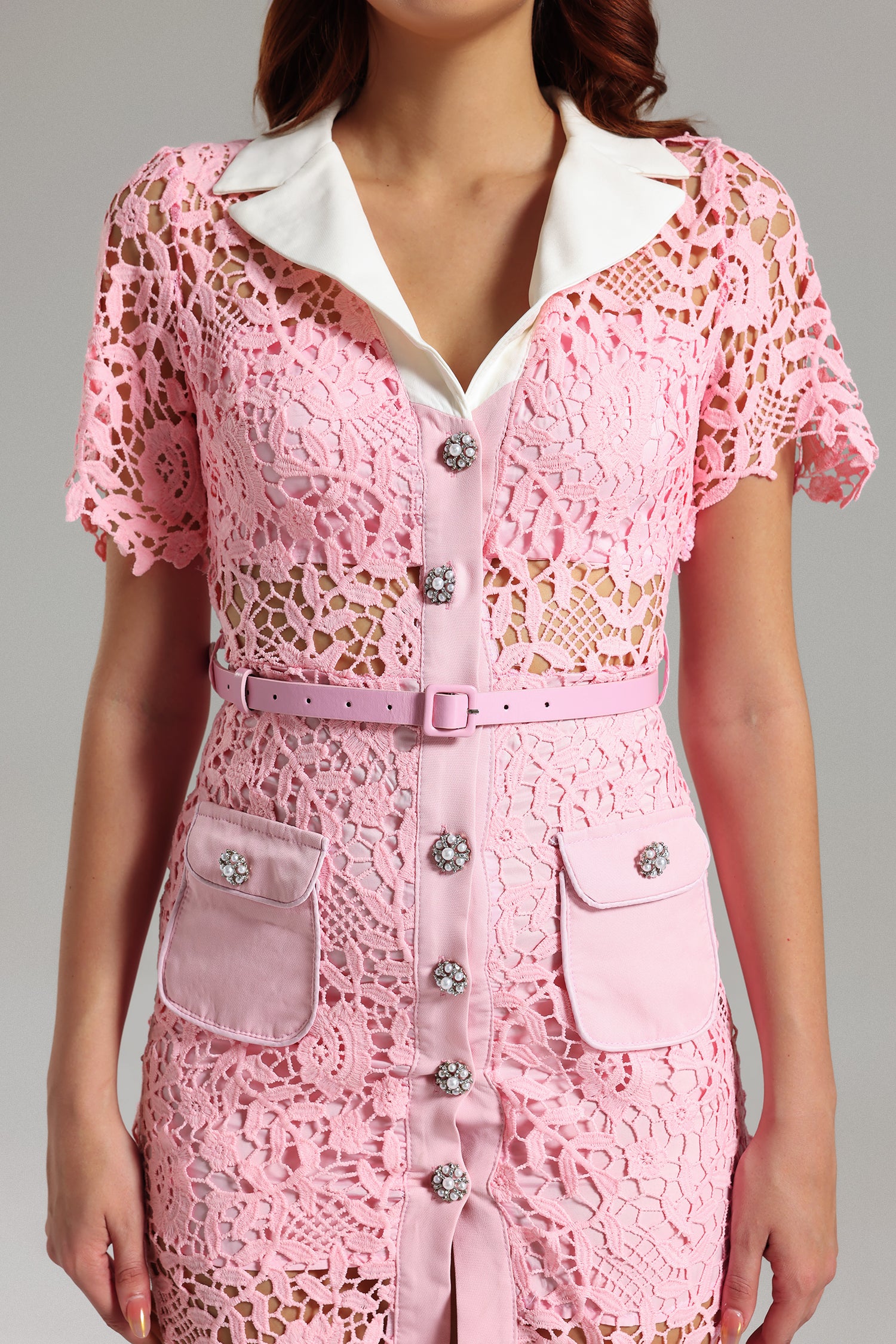 NOMAD LACE MINI DRESS FOR COCKTAIL PARTY