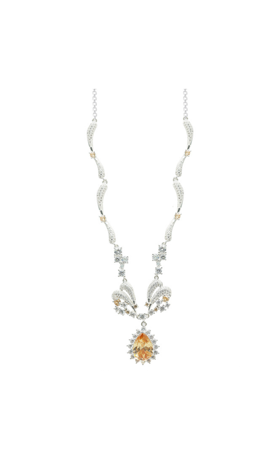 2024-04-01T172241.060 SILVER BOW NECKLACE, ELEGANT GIFT FOR WOMEN