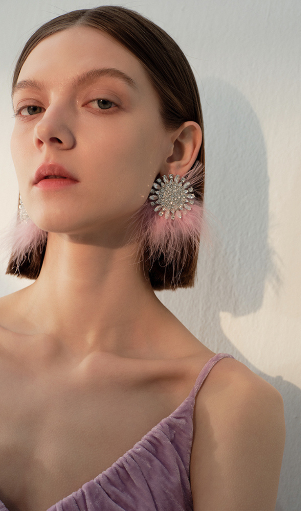 GLAM RHINESTONE DROP EARRINGS FOR WEDDING