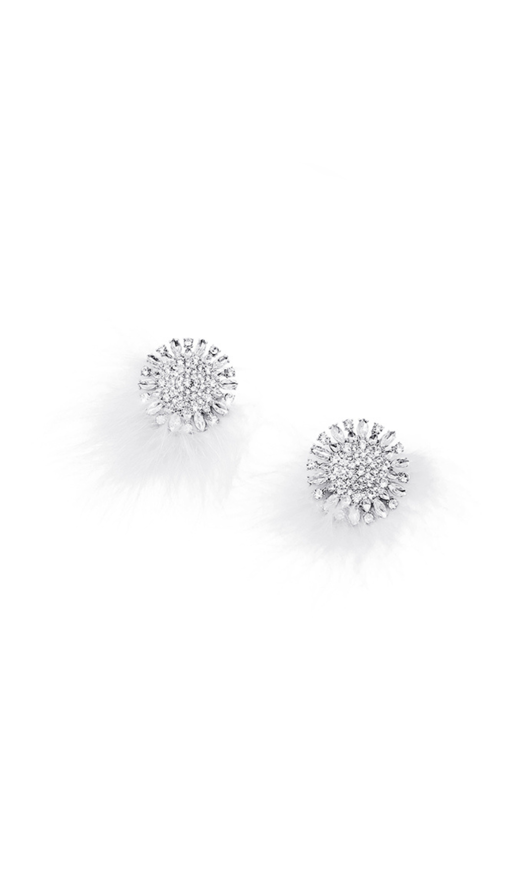 GLAM RHINESTONE DROP EARRINGS FOR WEDDING