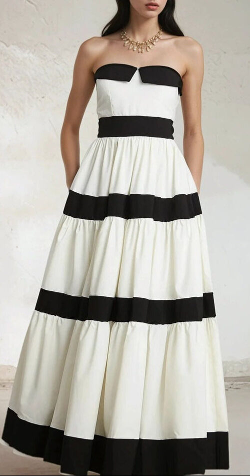 Sandrine pleated bow-embellished maxi dress