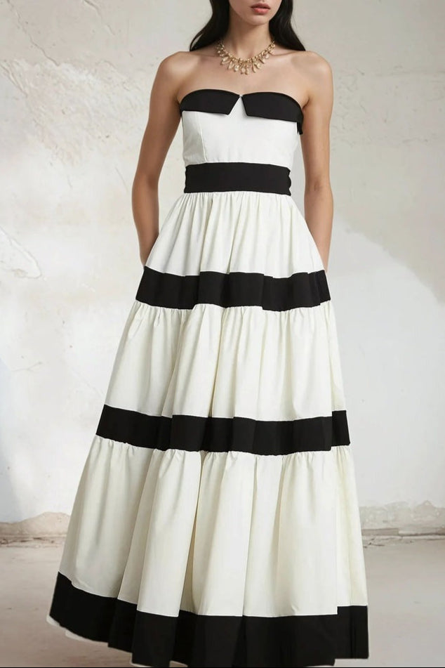 2024-05-23_2657_dd9af95b-14f1-40 SANDRINE PLEATED BOW MAXI DRESS FOR WEDDING