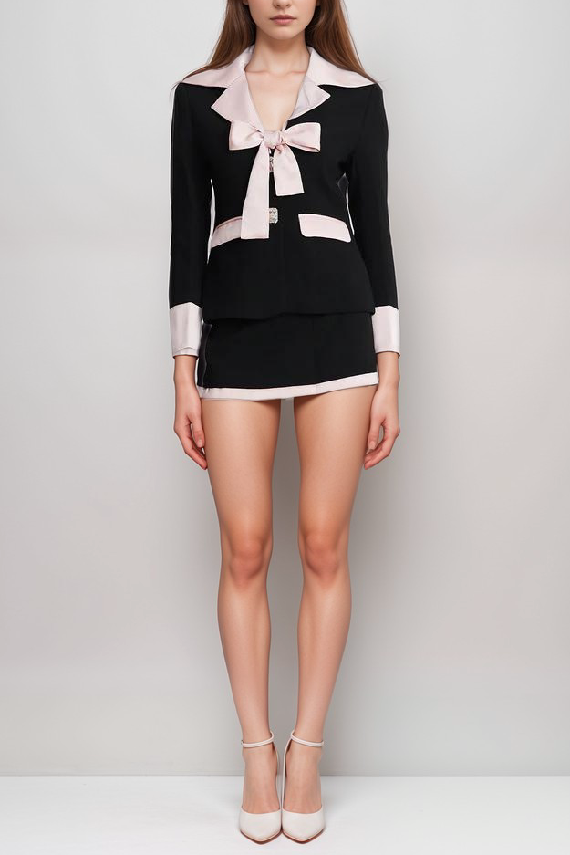 2024-06-14_15548-vmake WOMEN'S MATCHING JACKET & SKIRT SET, ELEGANT