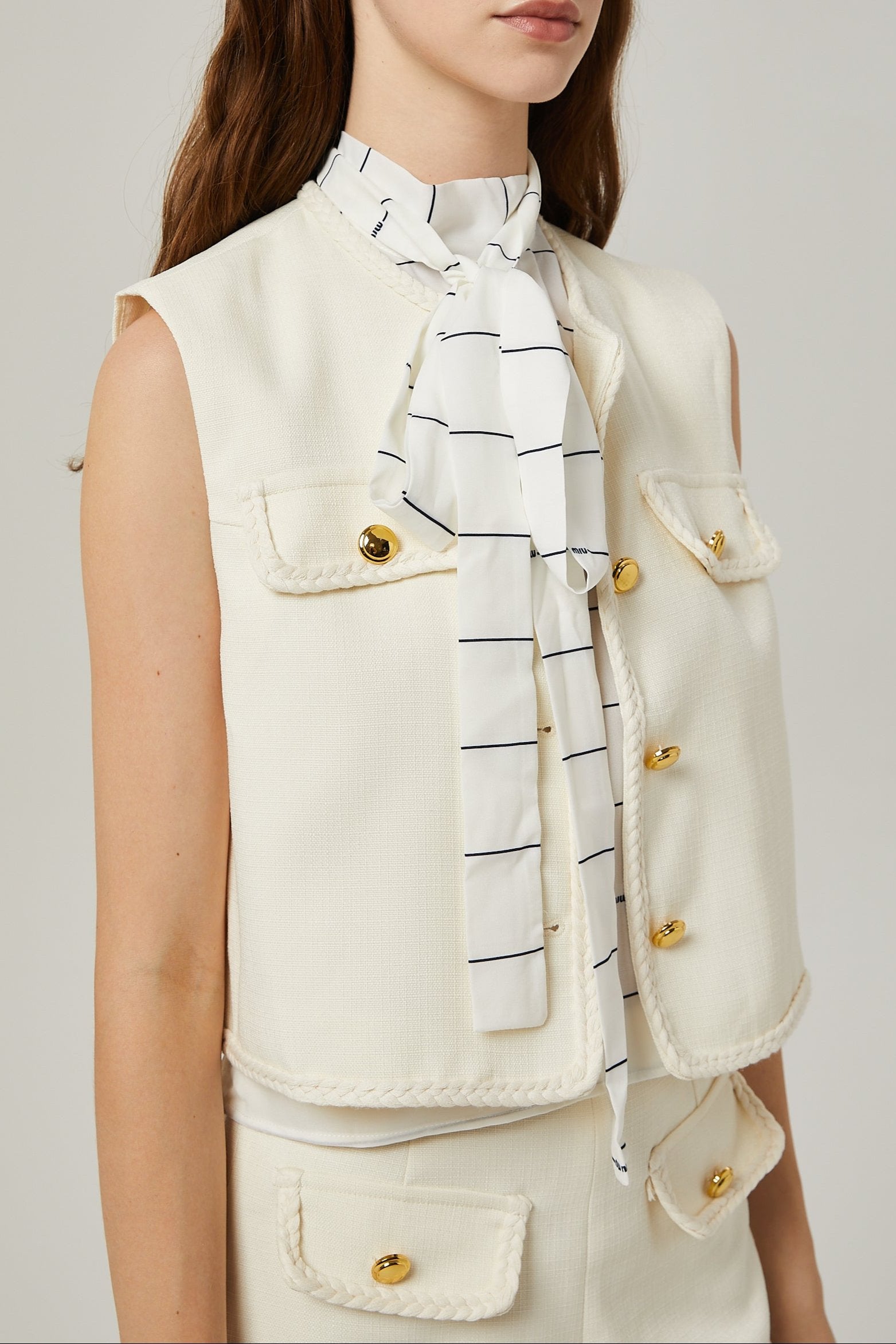 RAPHAËLLE KNITTED VEST & SHORTS SET