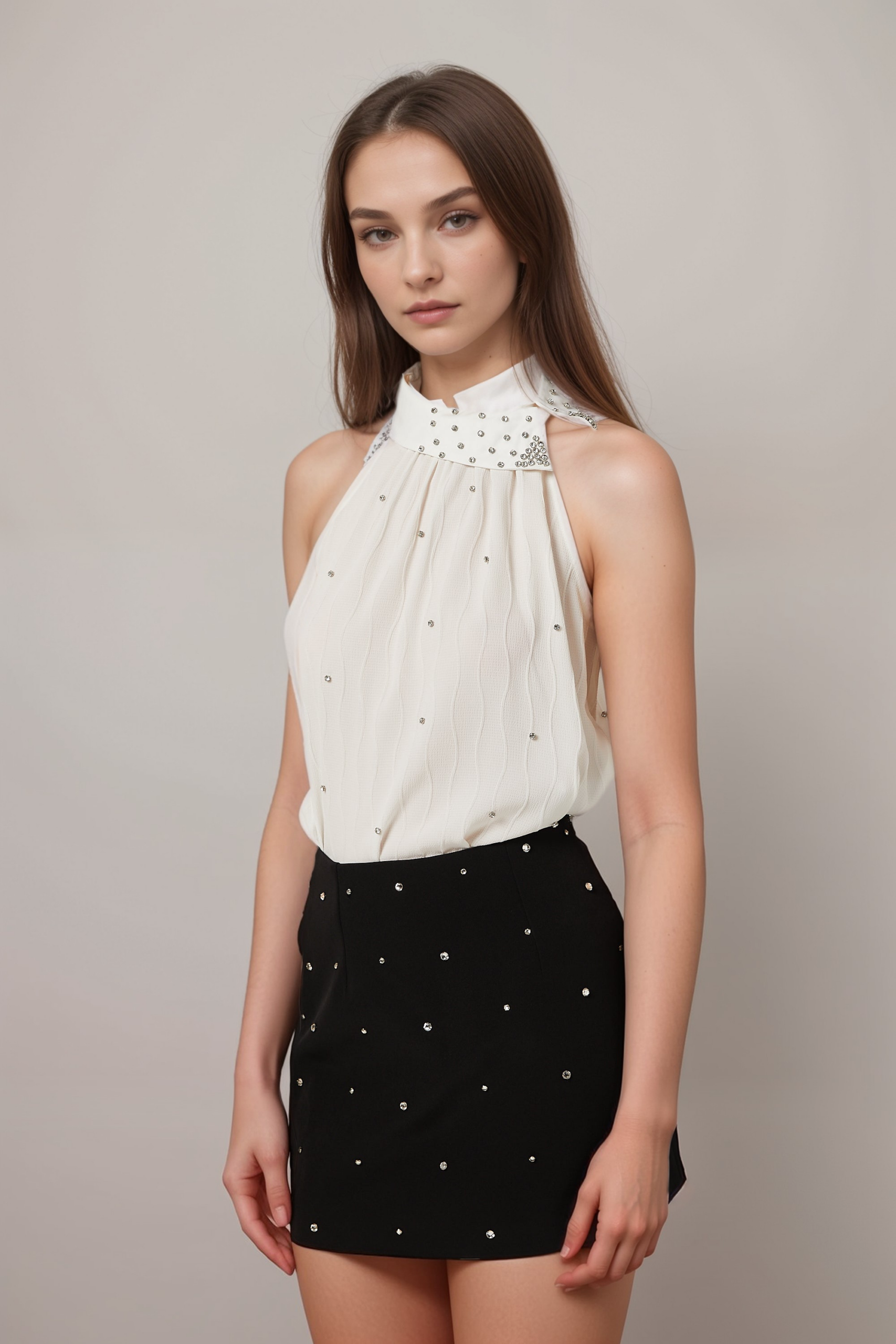 AYLA CRYSTAL TOP FOR EVENING