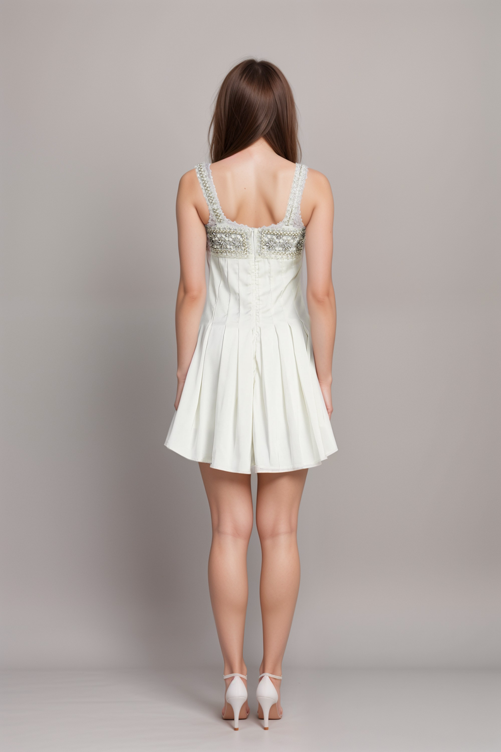 JOSÉPHINE CRYSTAL MINI DRESS FOR PARTY