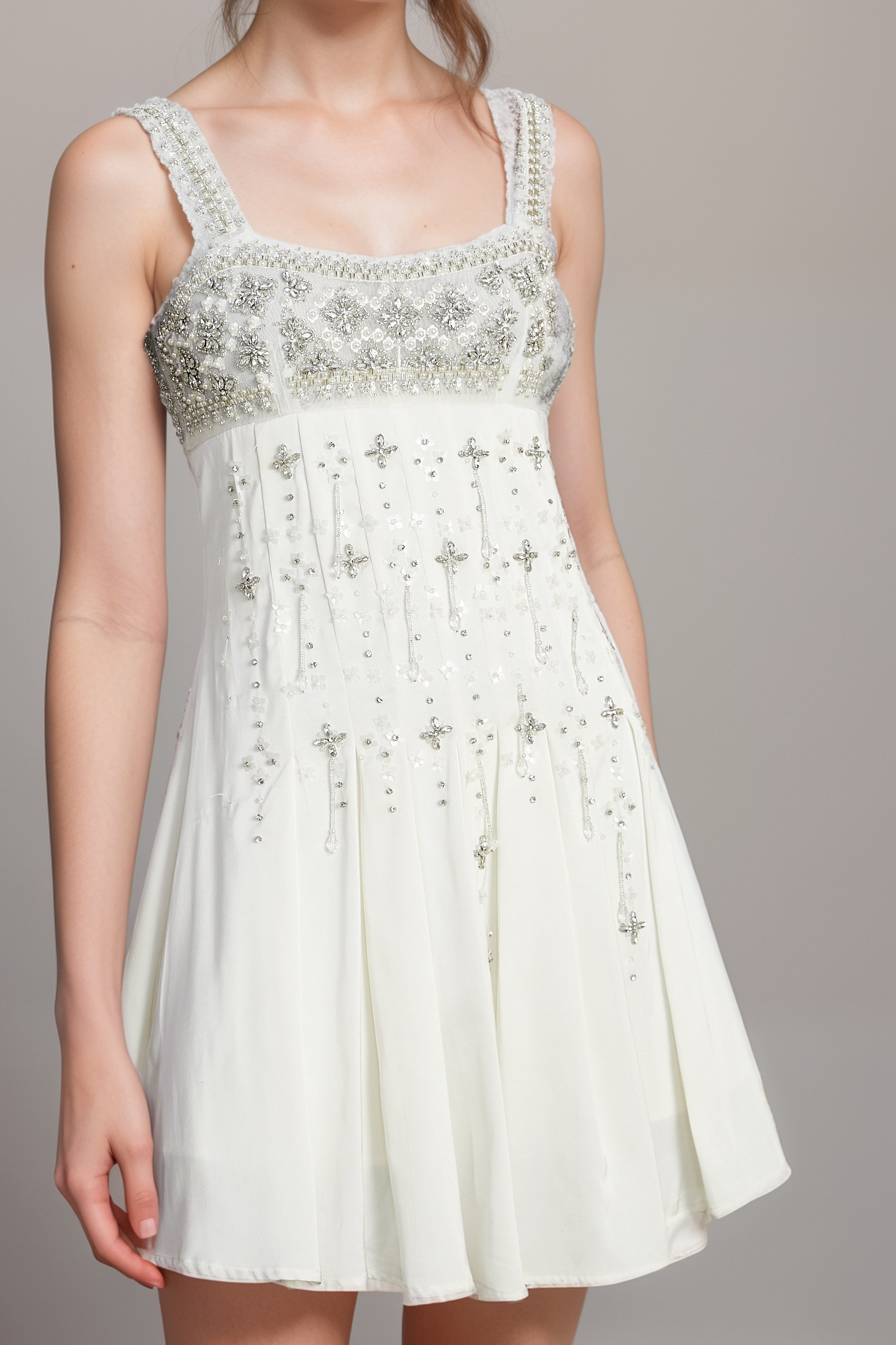 JOSÉPHINE CRYSTAL MINI DRESS FOR PARTY
