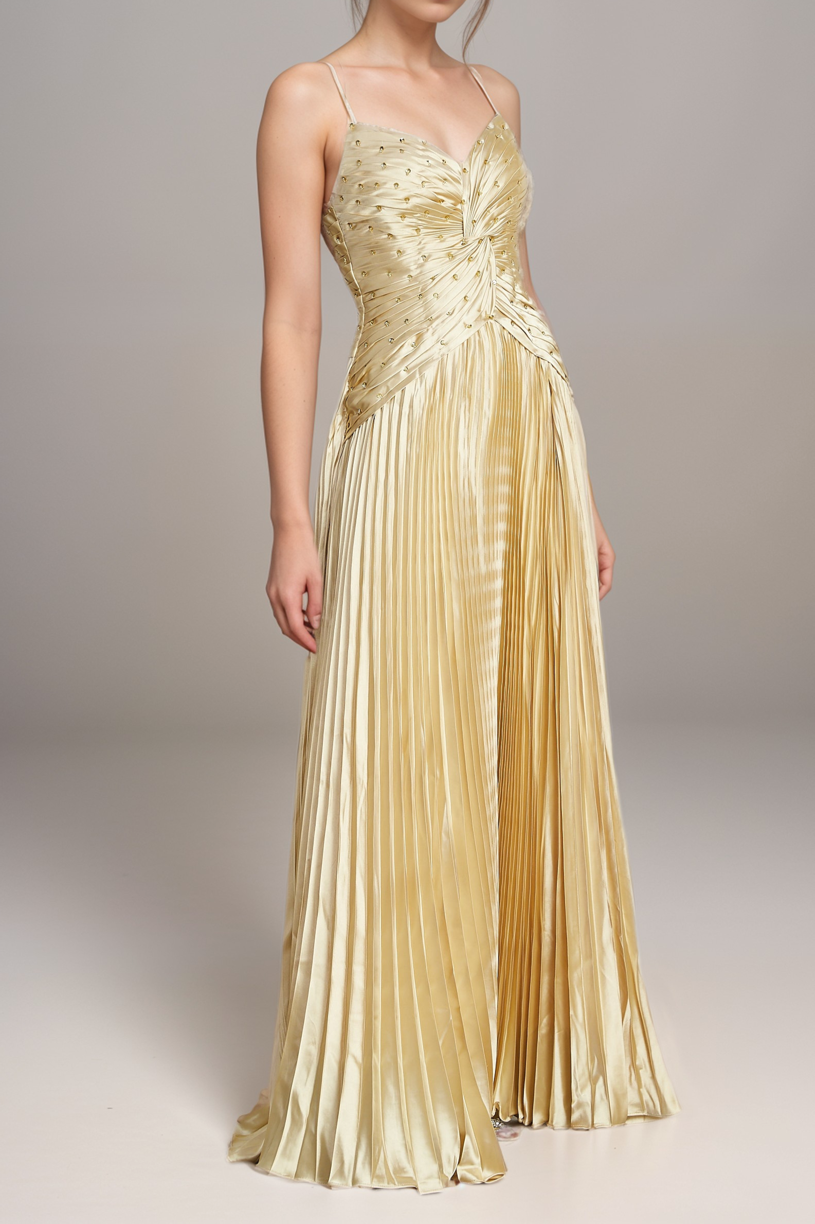 ELINE PLEATED MAXI DRESS FOR WEDDING GUEST