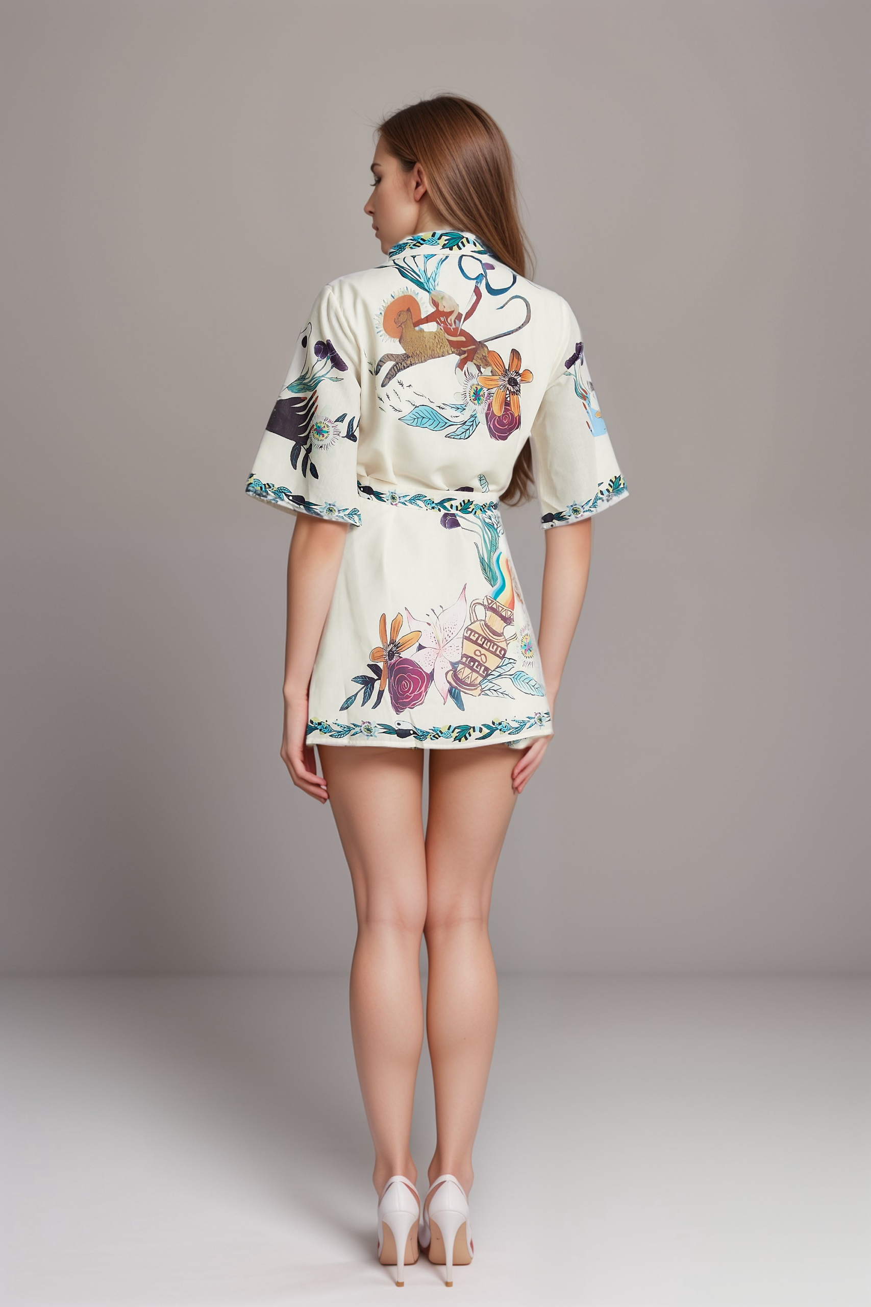 ISABELLE FLORAL MINI DRESS FOR COCKTAIL PARTY